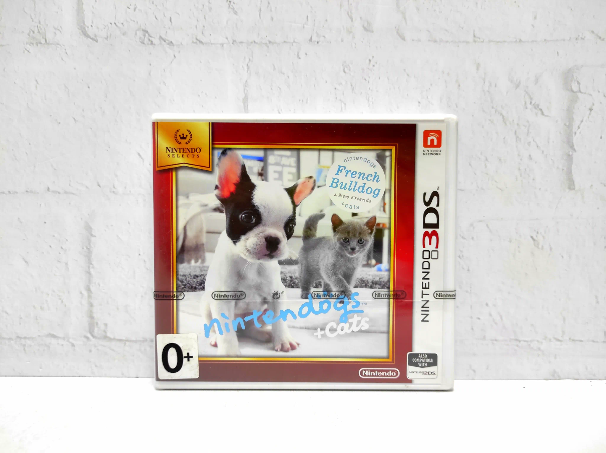 Nintendogs + Cats French Bulldog Английский язык Видеоигра на картридже Nintendo 3DS / 2DS