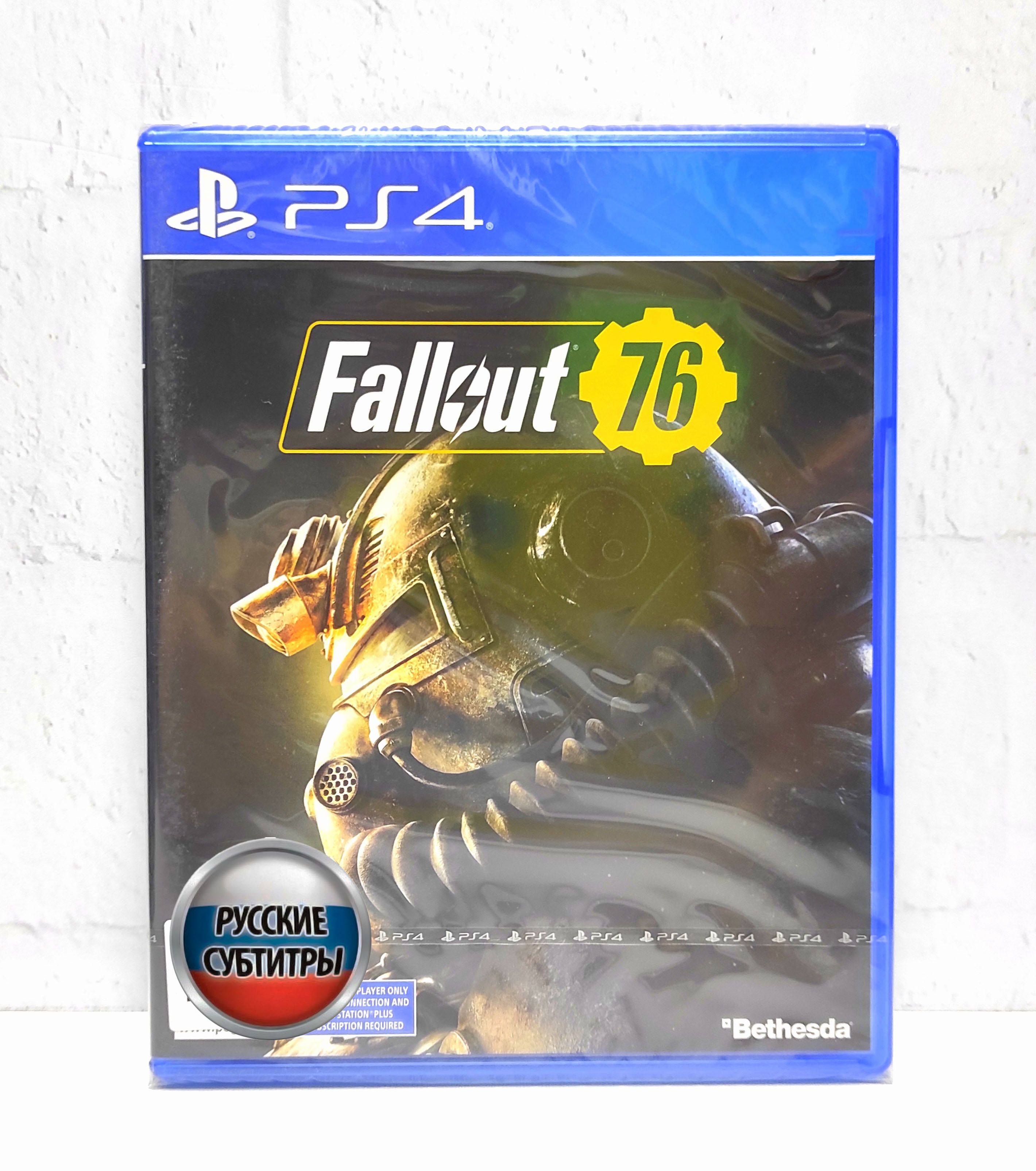Fallout 76 СЕТЕВАЯ ИГРА Русские субтитры CUSA 12054 Видеоигра на диске PS4 / PS5