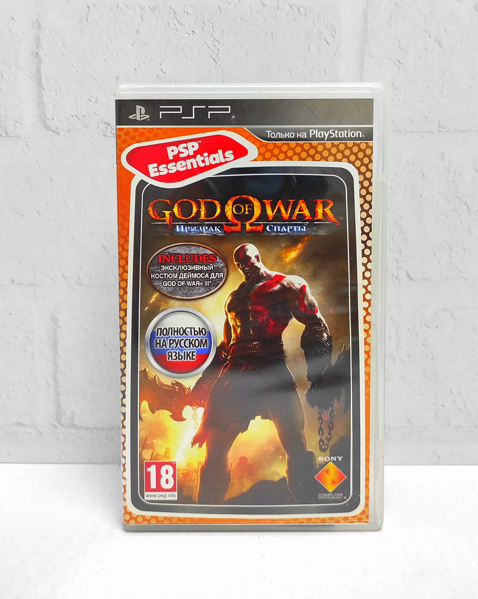 God of War Ghost of Sparta Призрак Спарты Полностью на русском UCES 01473 Видеоигра на диске PSP. Товар уцененный
