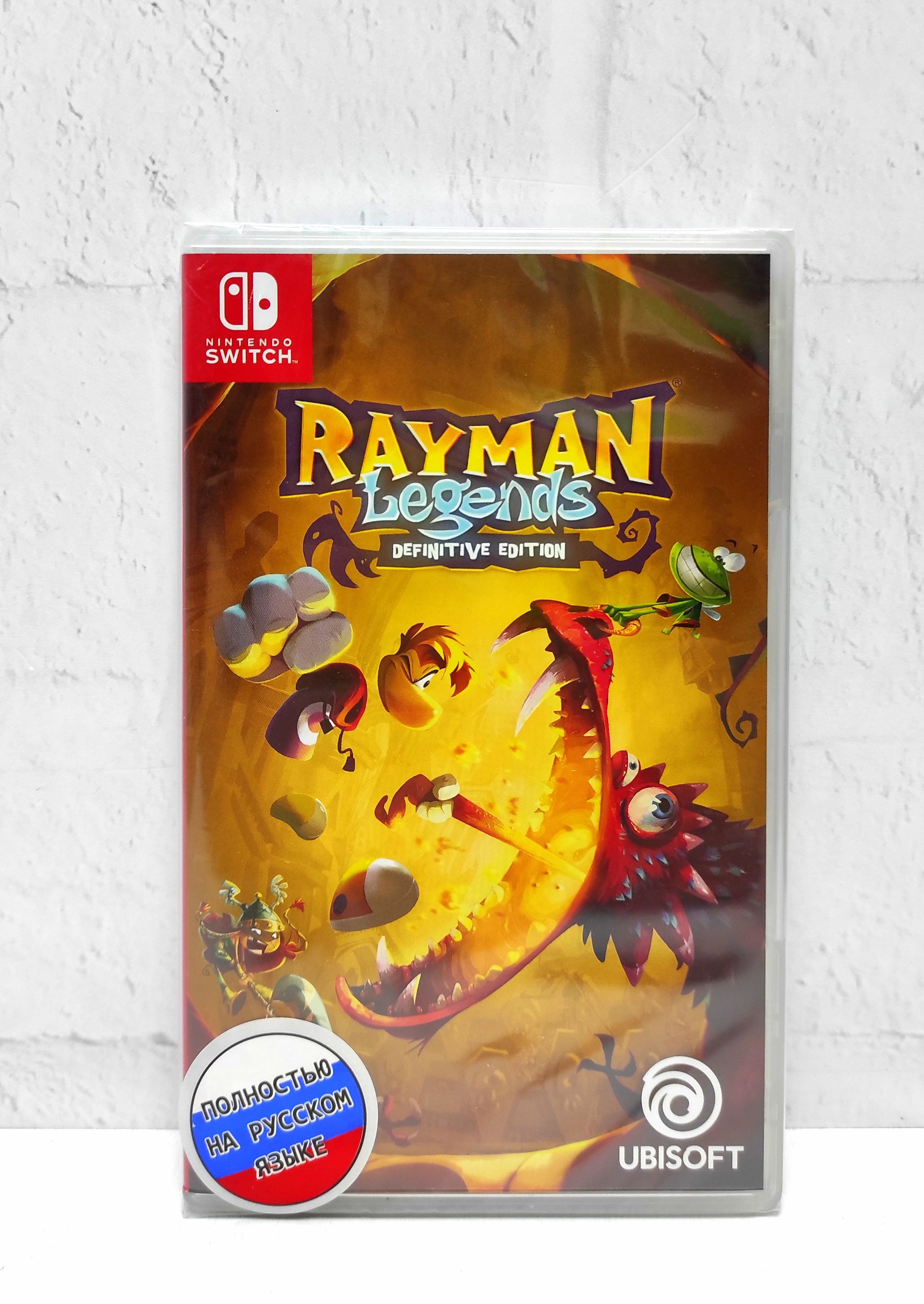 Rayman Legends Definitive Edition Полностью на русском Видеоигра на картридже Nintendo Switch