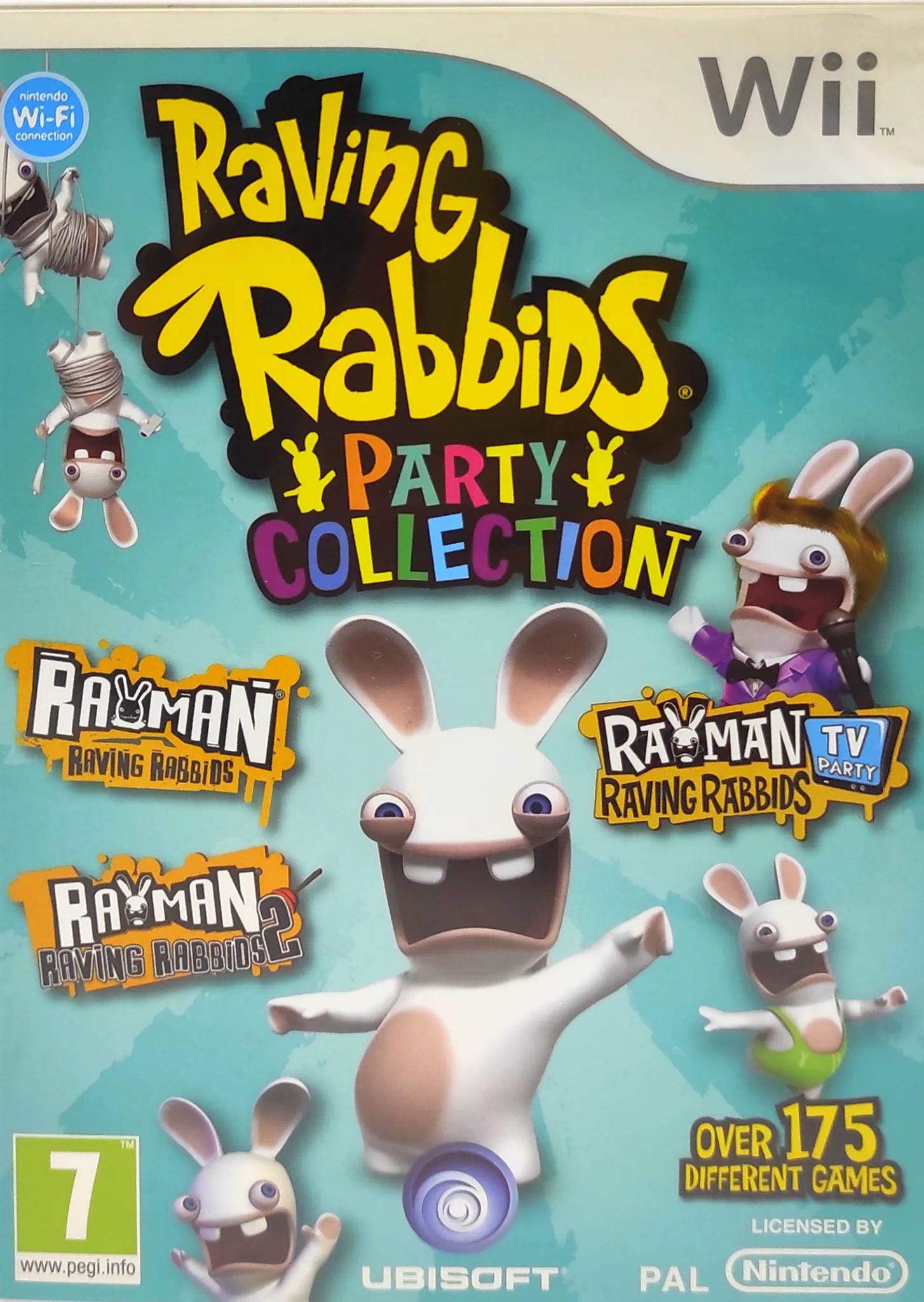 Rayman Raving Rabbids Party Collection Английский язык Видеоигра на диске Nintendo Wii
