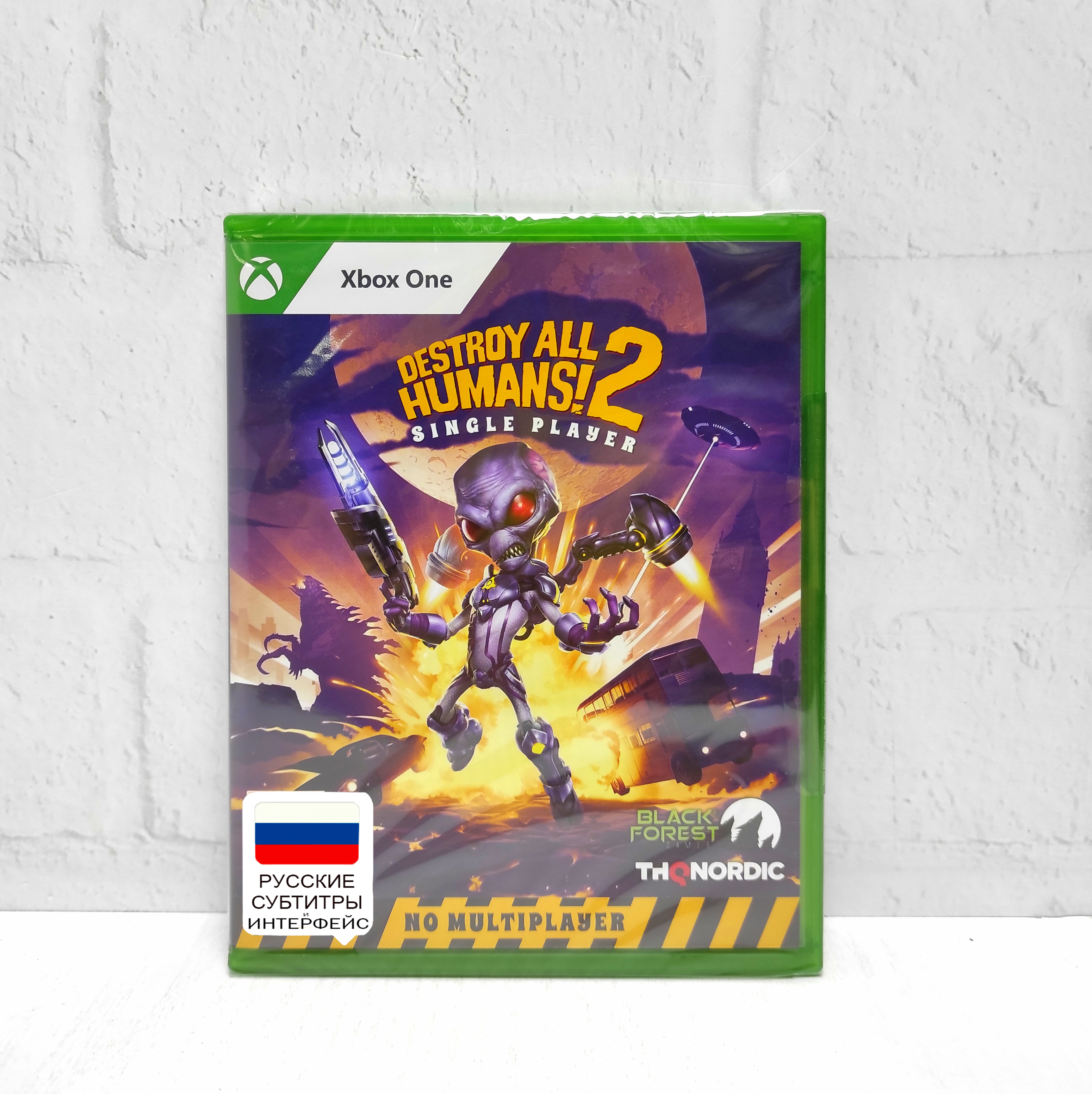 Destroy All Humans 2 Single Player Русские субтитры Видеоигра на диске Xbox One / Series