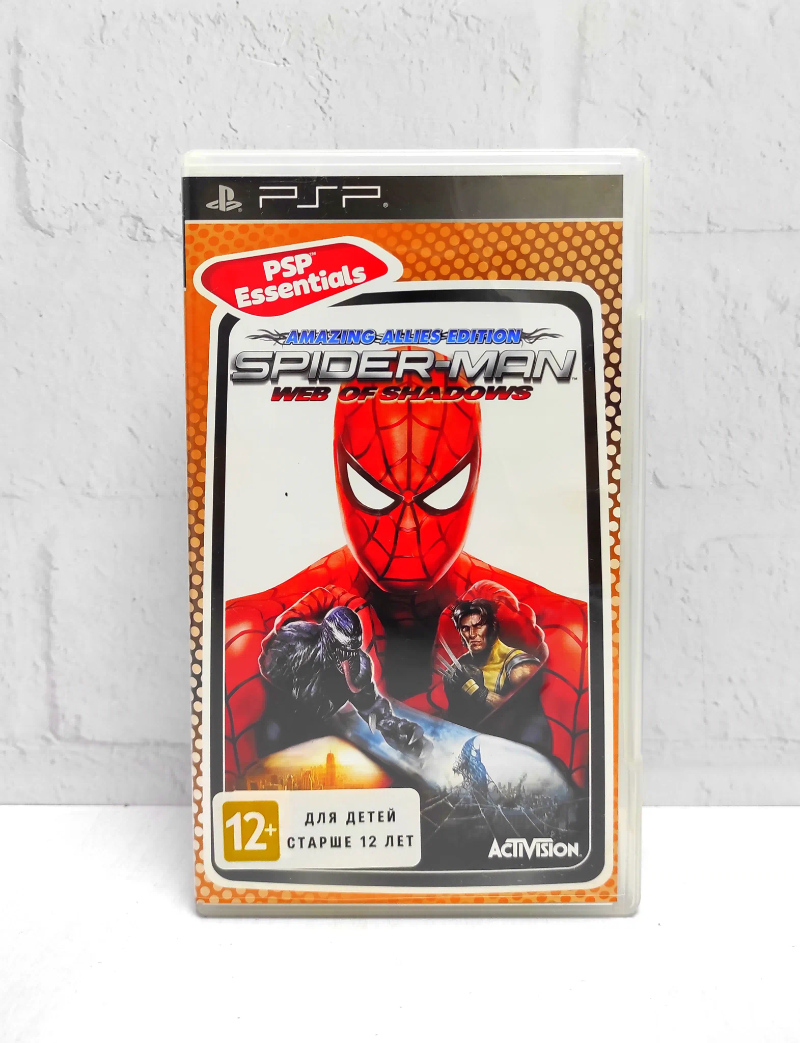 Spider-Man: Web of Shadows - Amazing Allies Edition Человек-паук: Паутина теней Издание Удивительных союзников Английский язык ULES 01174 Видеоигра на диске PSP. Товар уцененный