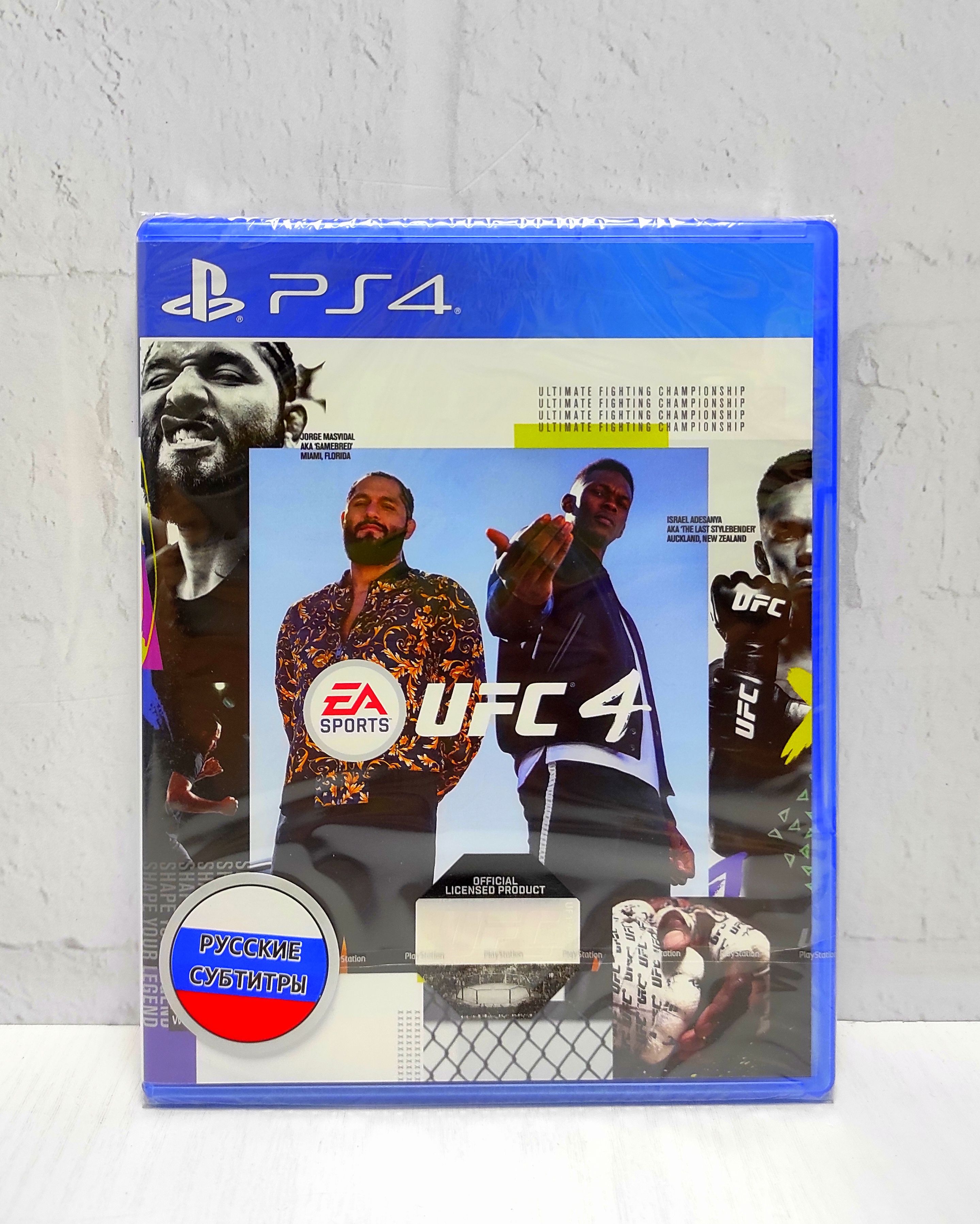 UFC 4 Русские субтитры CUSA 14209 Видеоигра на диске PS4 / PS5