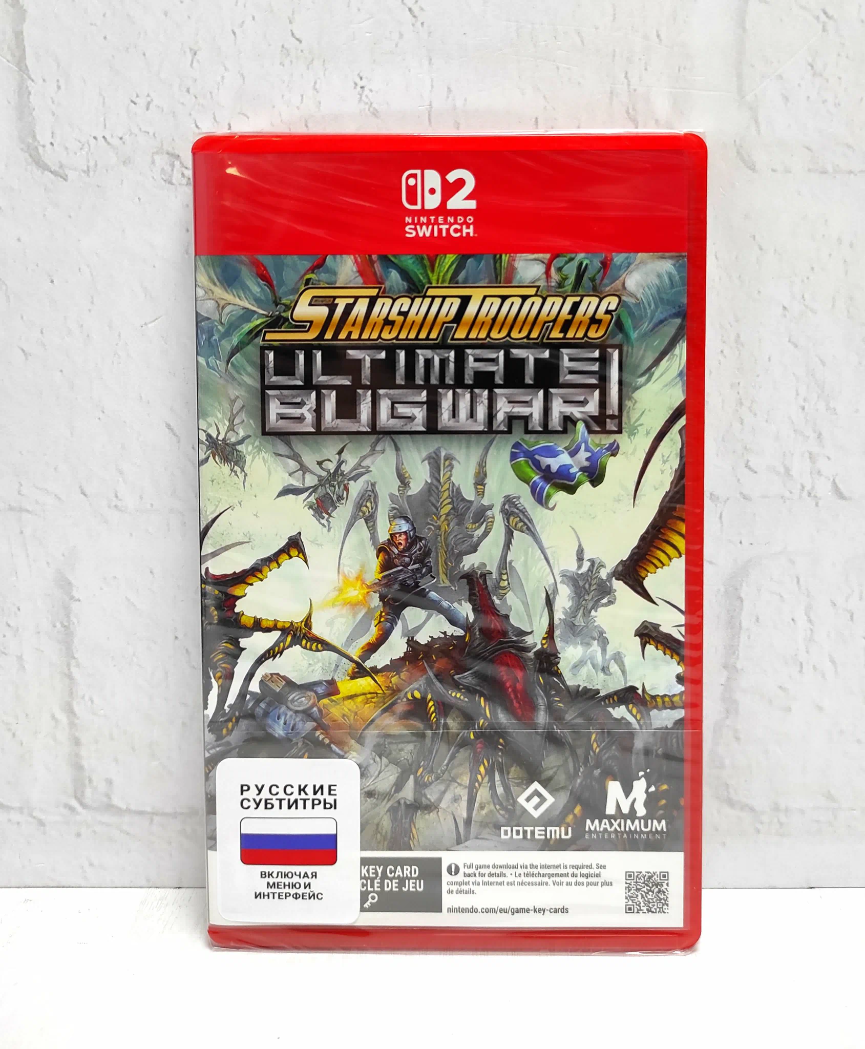 Starship Troopers Ultimate Bug War retail edition Русские субтитры Видеоигра на картридже Nintendo Switch 2