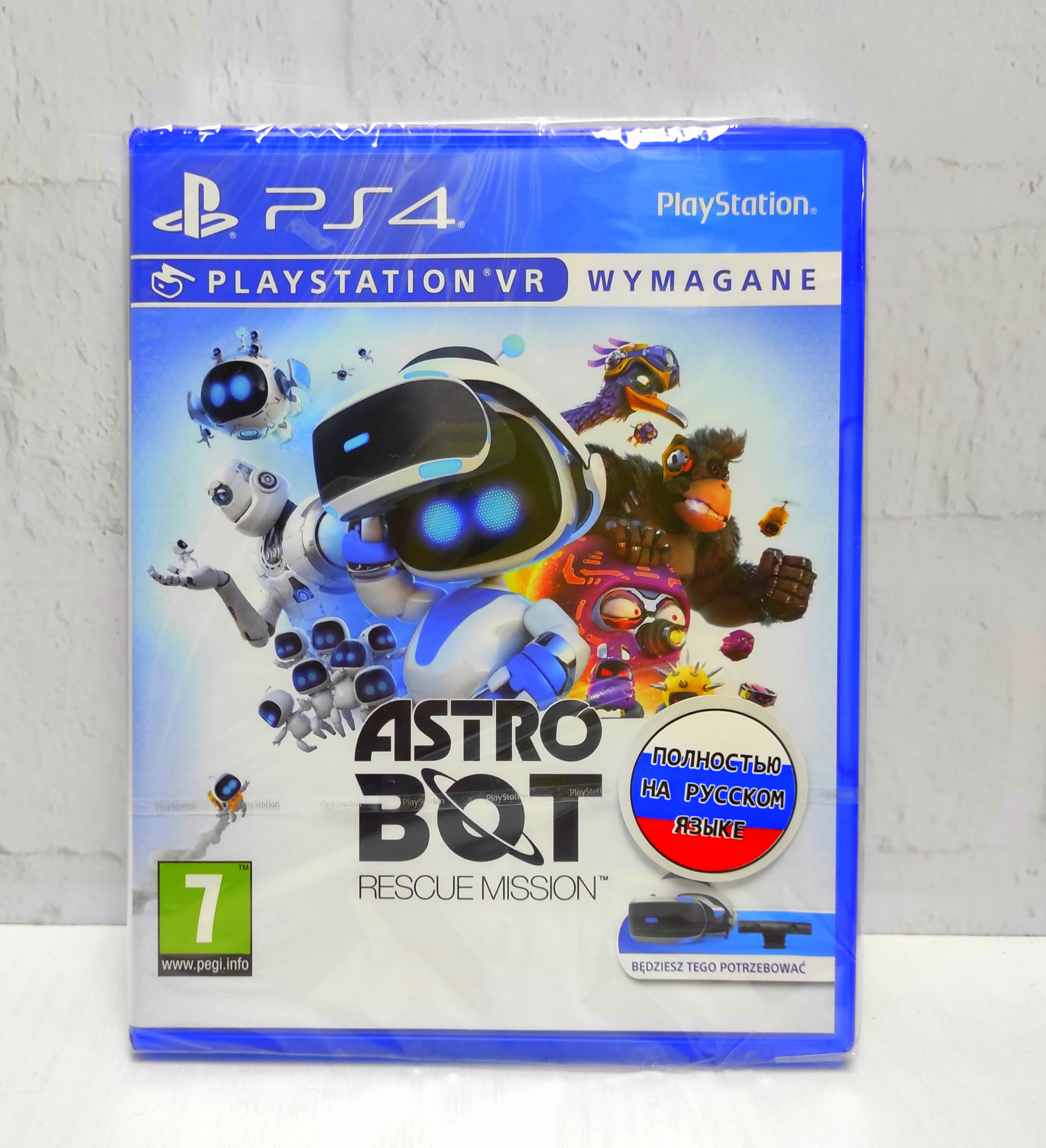 Astro Bot Rescue Mission (требуется VR PS4) Полностью на русском CUSA 12392 Видеоигра на диске PS4