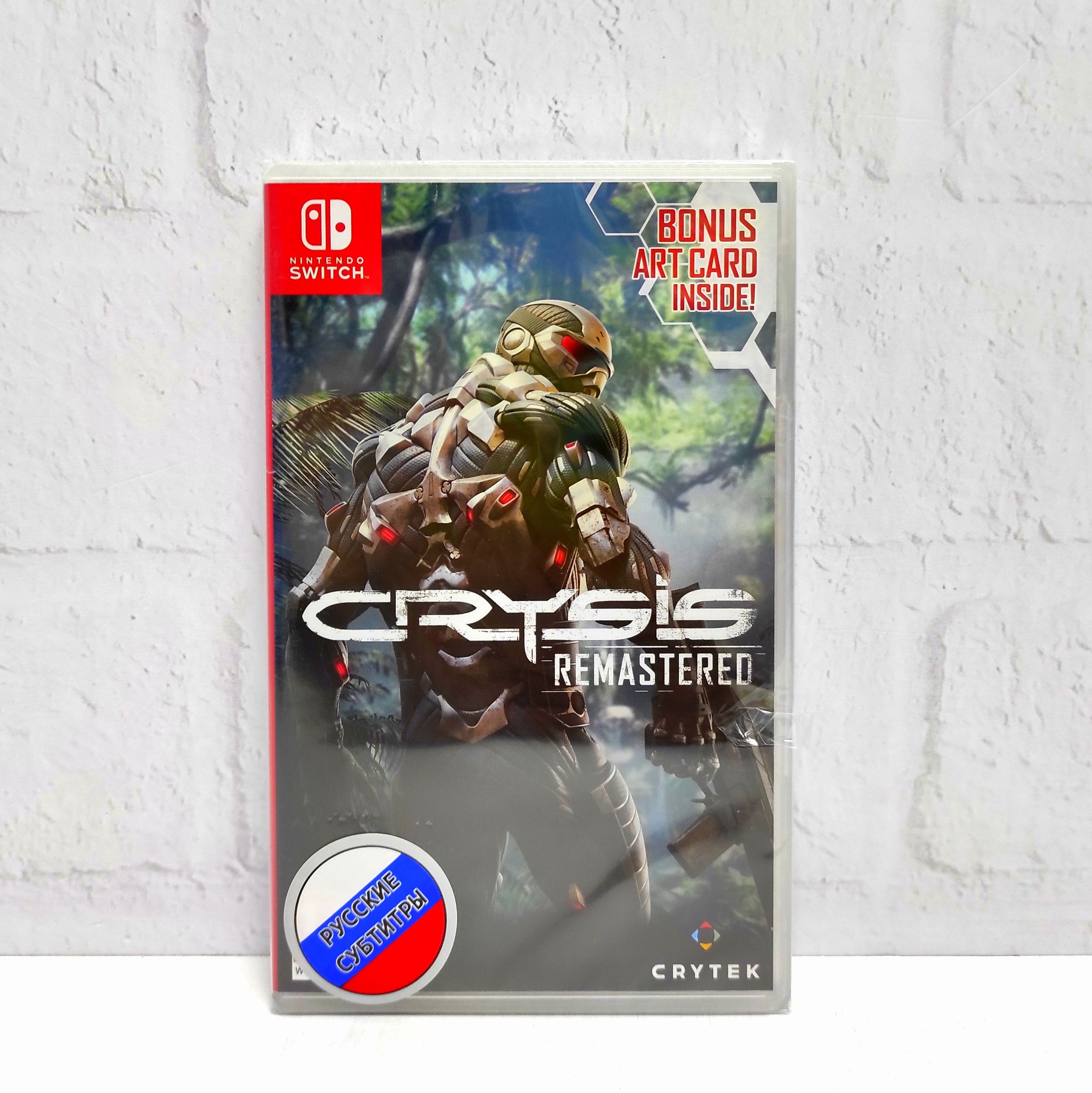 Crysis Remastered Русские субтитры Видеоигра на картридже Nintendo Switch