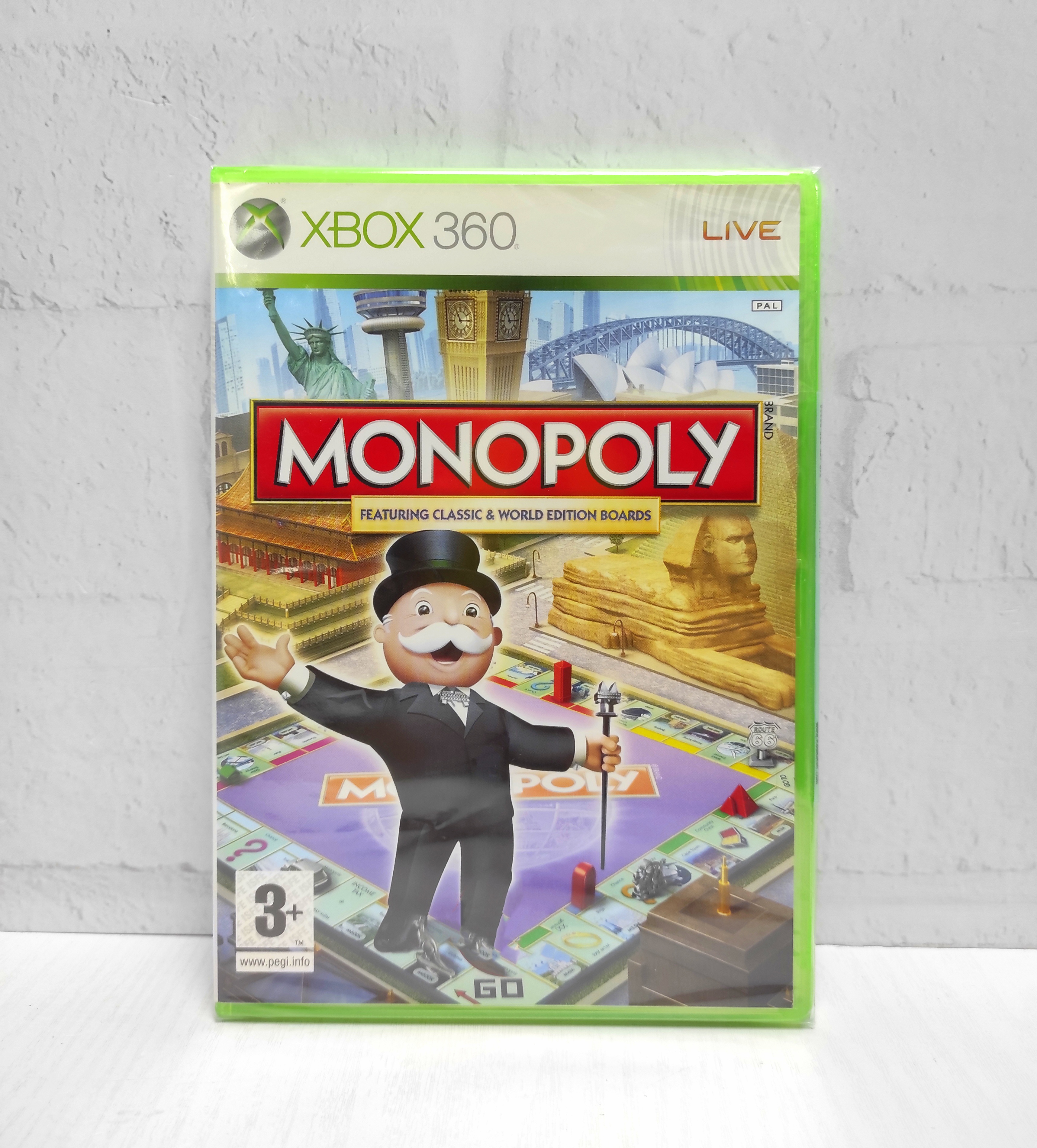 Monopoly Монополия Английский язык Видеоигра на диске Xbox 360