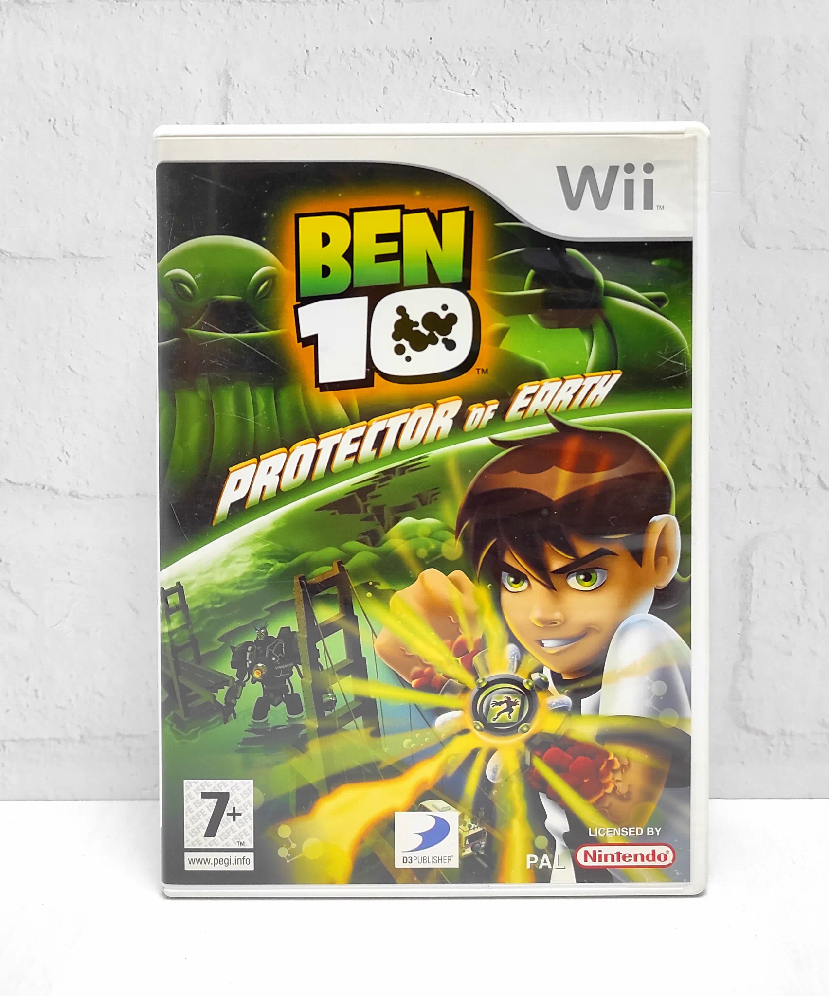 Ben 10: Protector of Earth Английская версия Видеоигра на диске Nintendo Wii. Товар уцененный