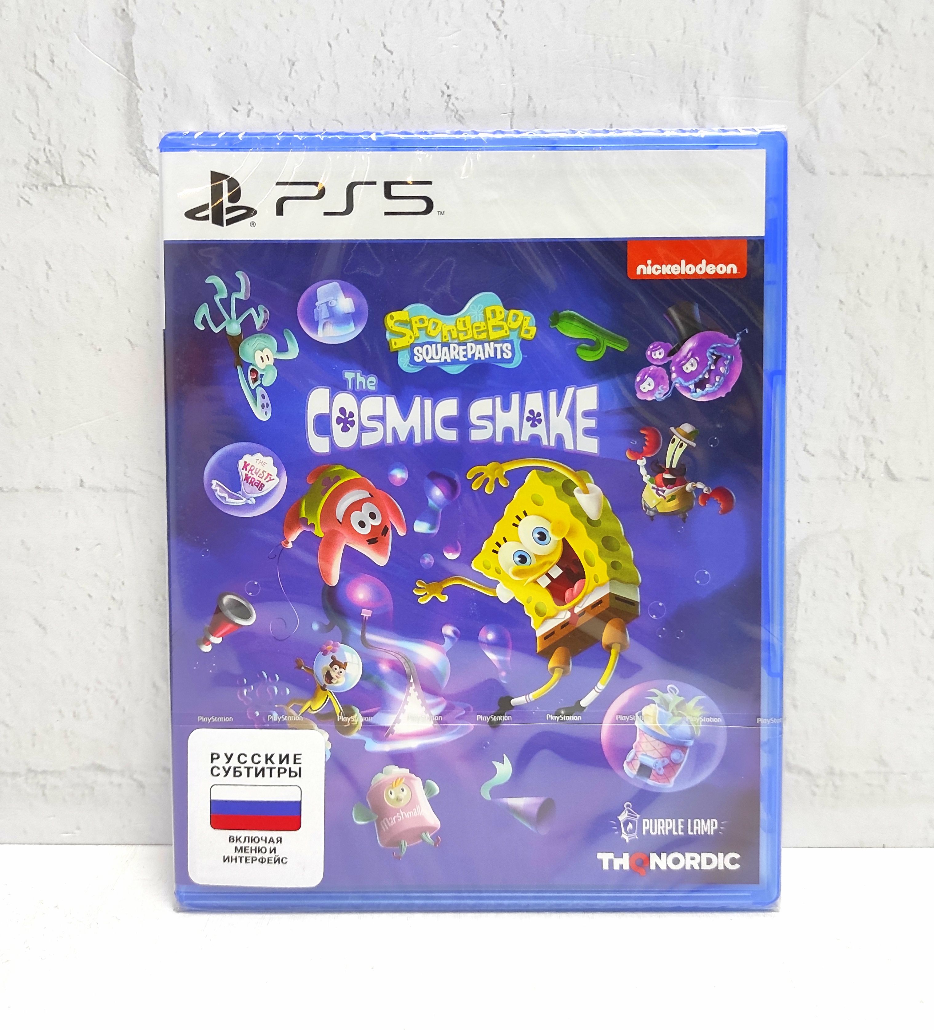SpongeBob SquarePants The Cosmic Shake СпанчБоБ Русские субтитры PPSA 08135 Видеоигра на диске для PS5
