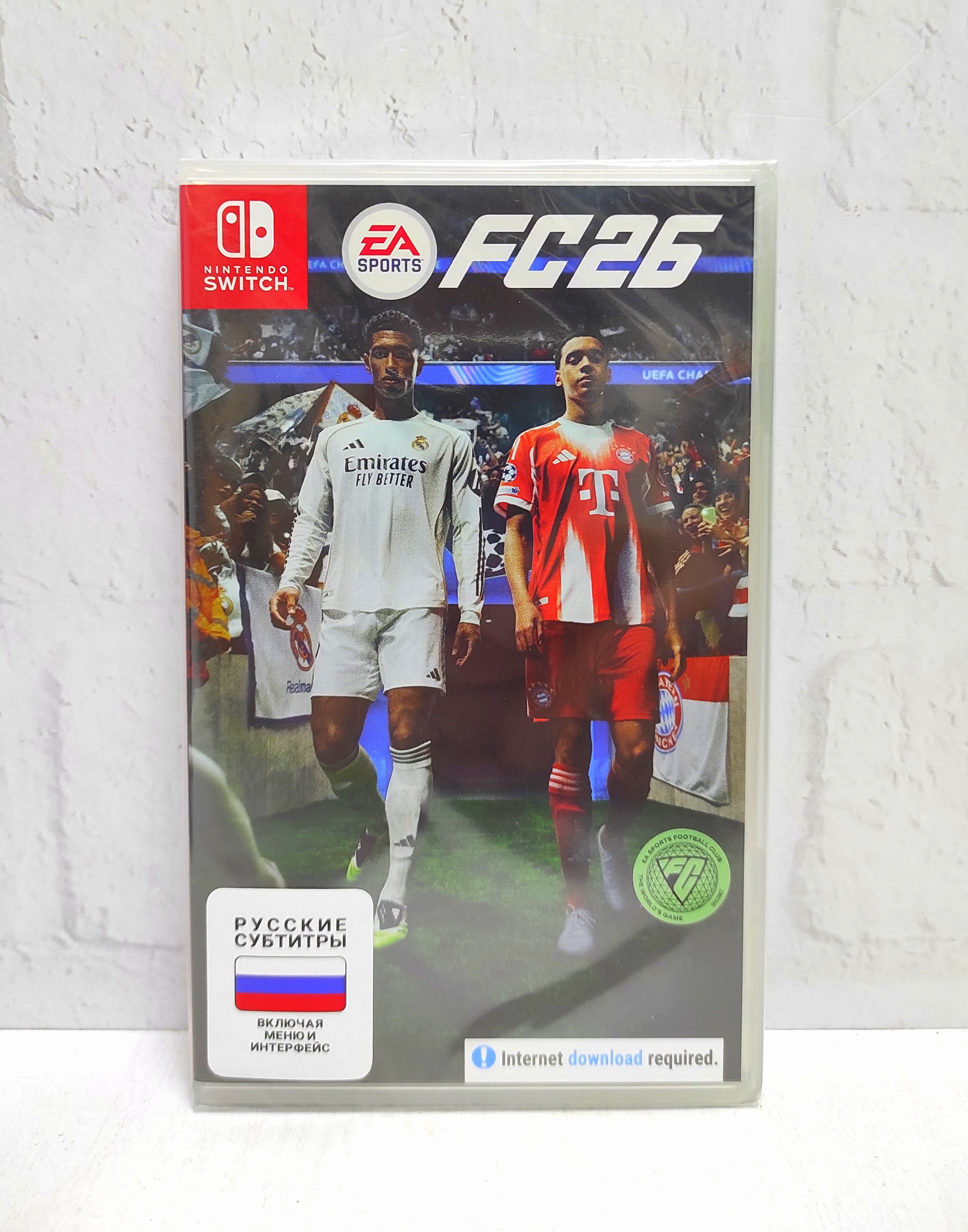 FIFA 26 EA Sports FC 26 Русские субтитры Видеоигра на картридже Nintendo Switch