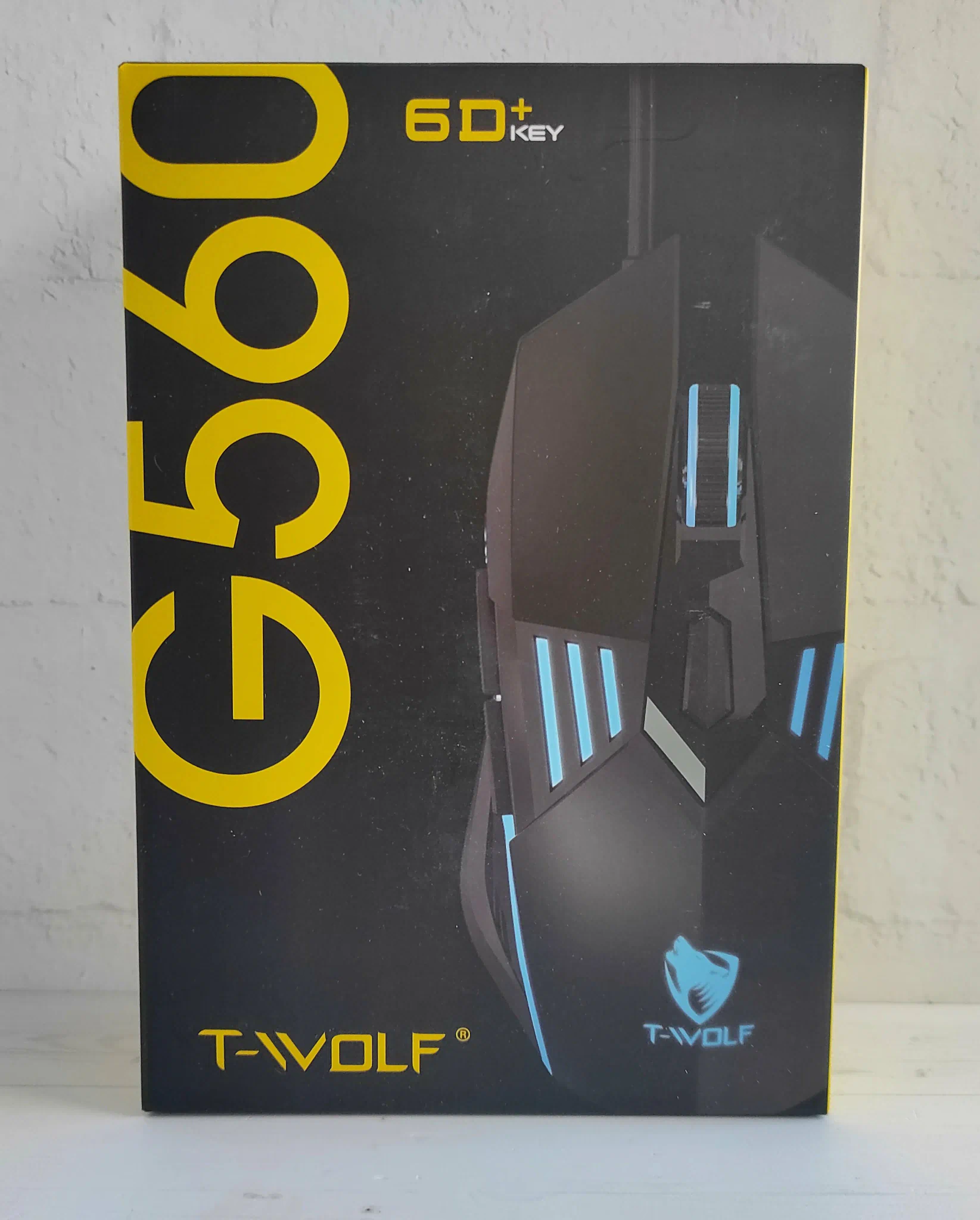 Мышь проводная игровая T-WOLF G560 Pure Black