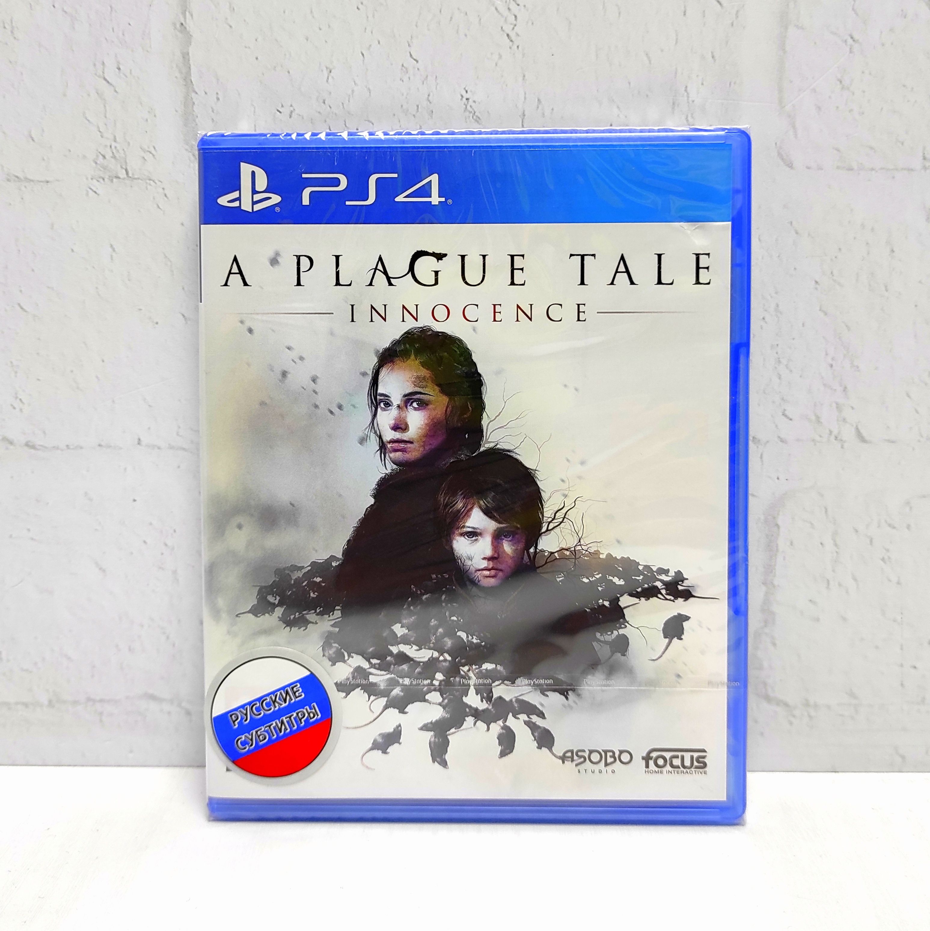 A Plague Tale Innocence Русские субтитры CUSA 10812 Видеоигра на диске PS4 / PS5