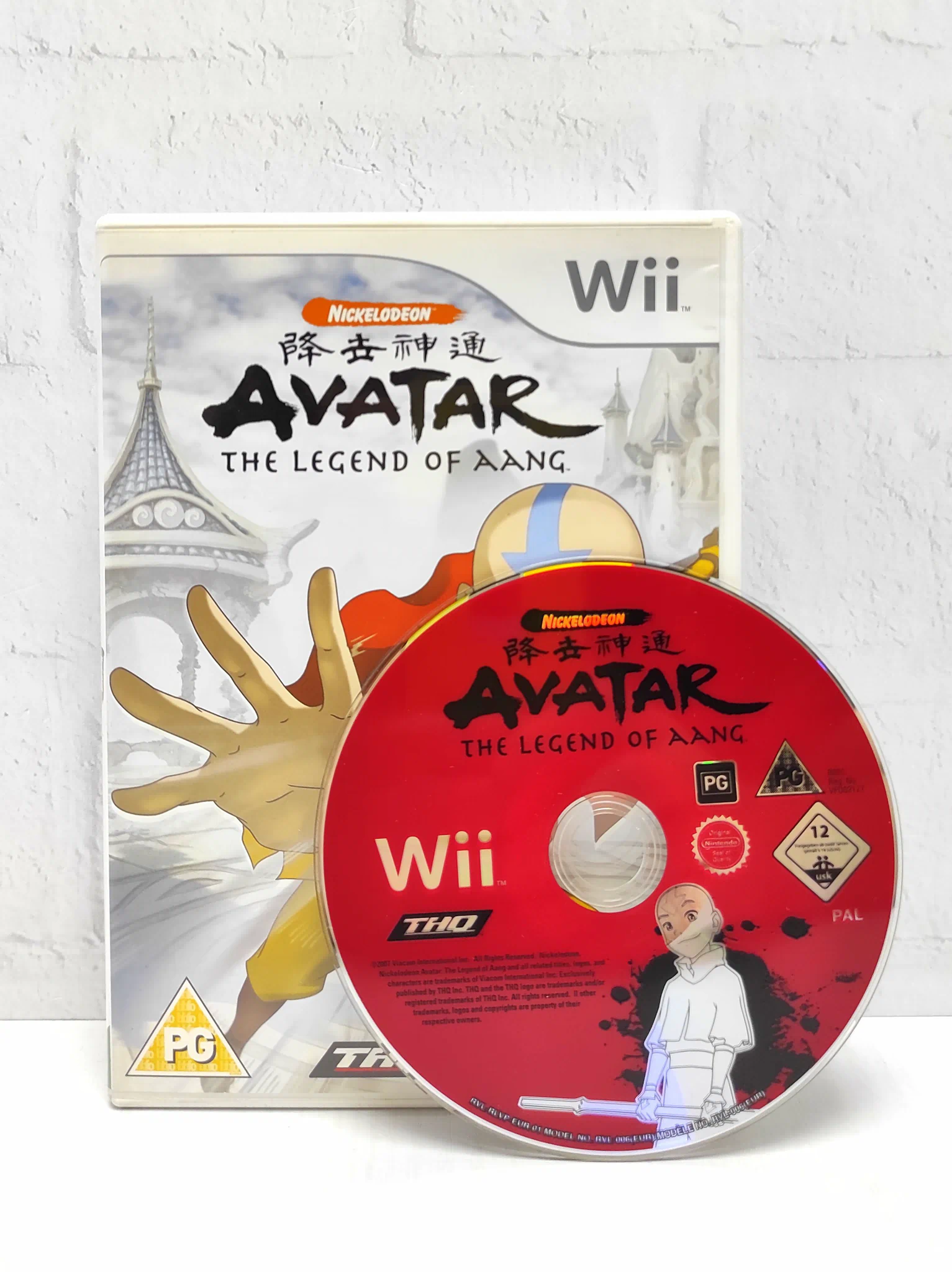 Avatar the Legend of Aang Английская версия Аватар Легенда об Аанге Видеоигра на диске Nintendo Wii. Товар уцененный