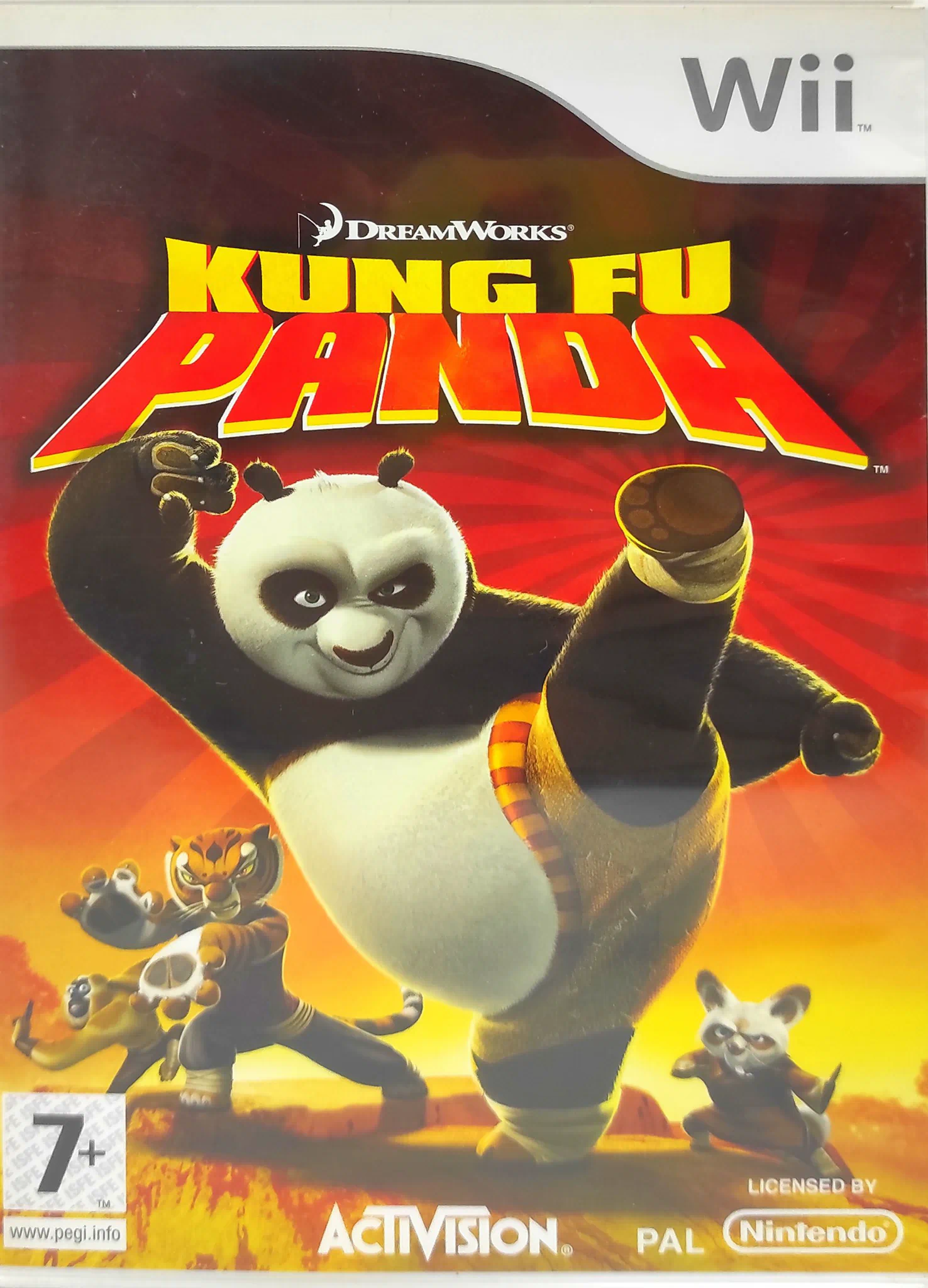 Kung Fu Panda Английский язык Видеоигра на диске Nintendo Wii