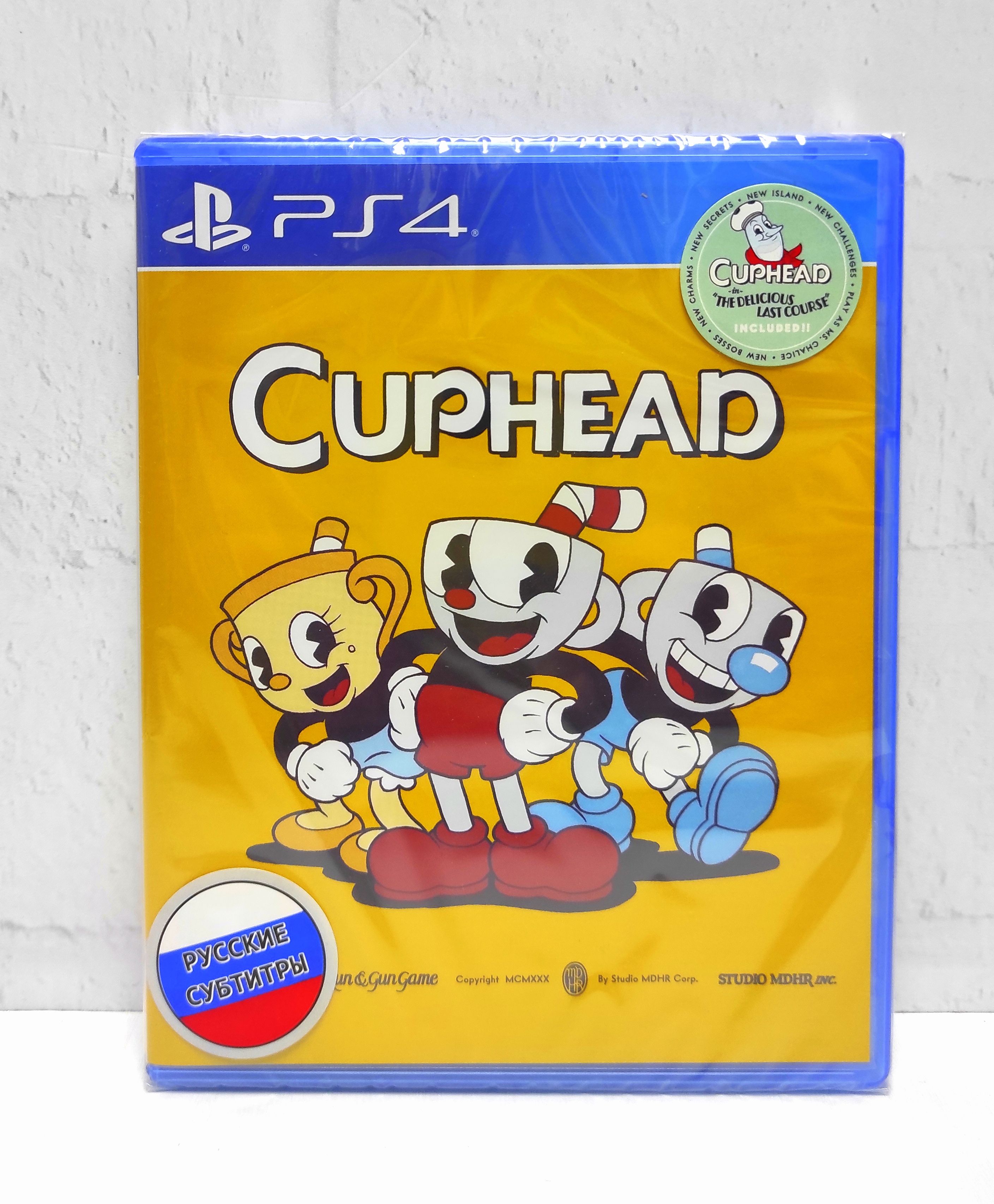 Cuphead Русские субтитры CUSA 36997 Видеоигра на диске PS4 / PS5