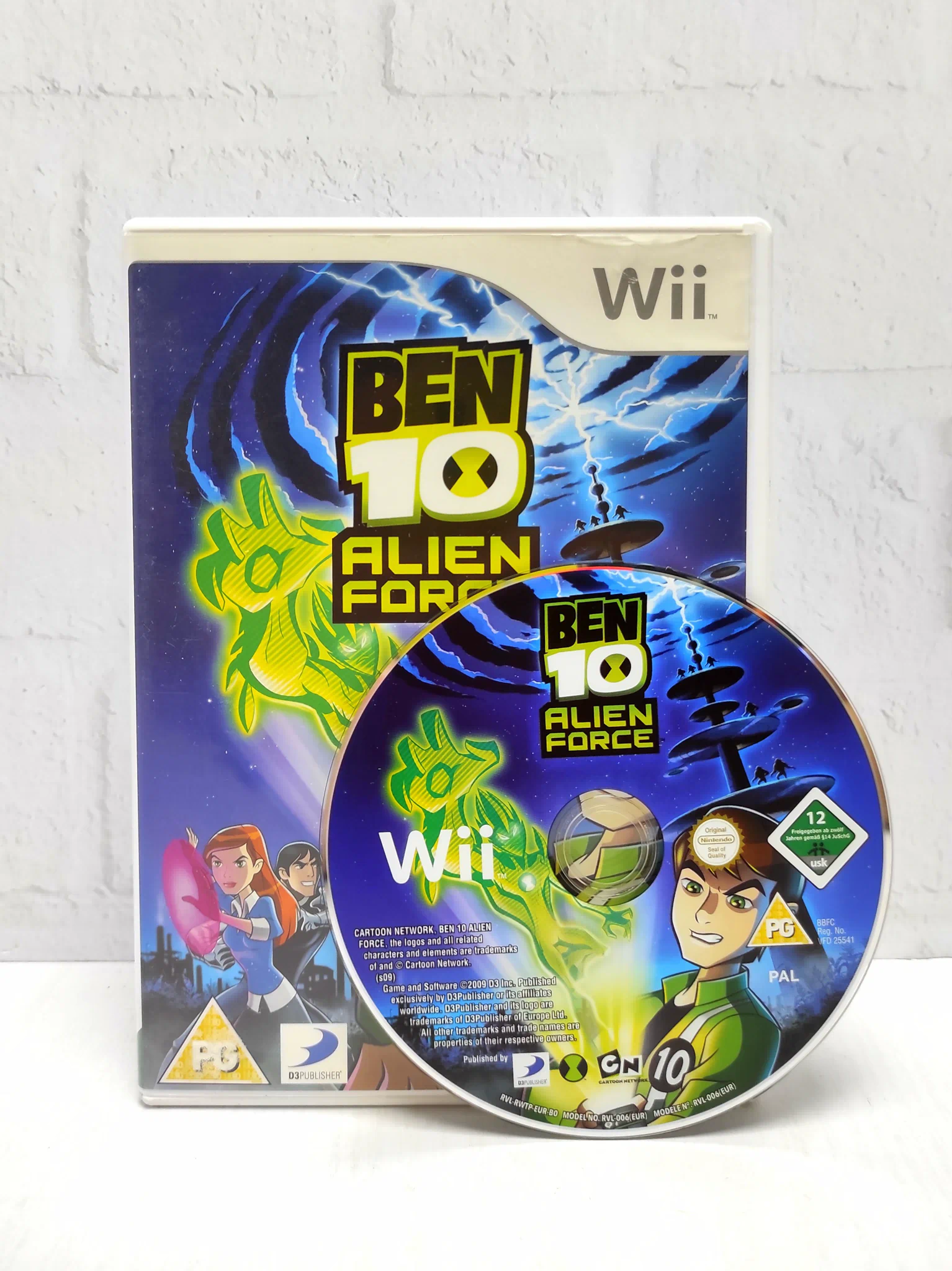 Ben 10 Alien Force Английский язык видео игра на диске Wii. Товар уцененный