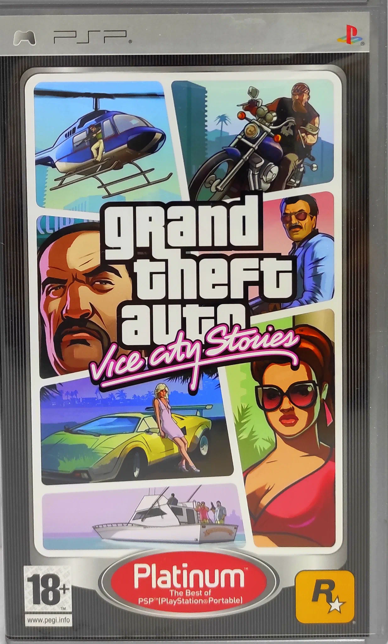 GTA Grand Theft Auto Vice City Stories Английский язык ULES 00502 Видеоигра на диске PSP