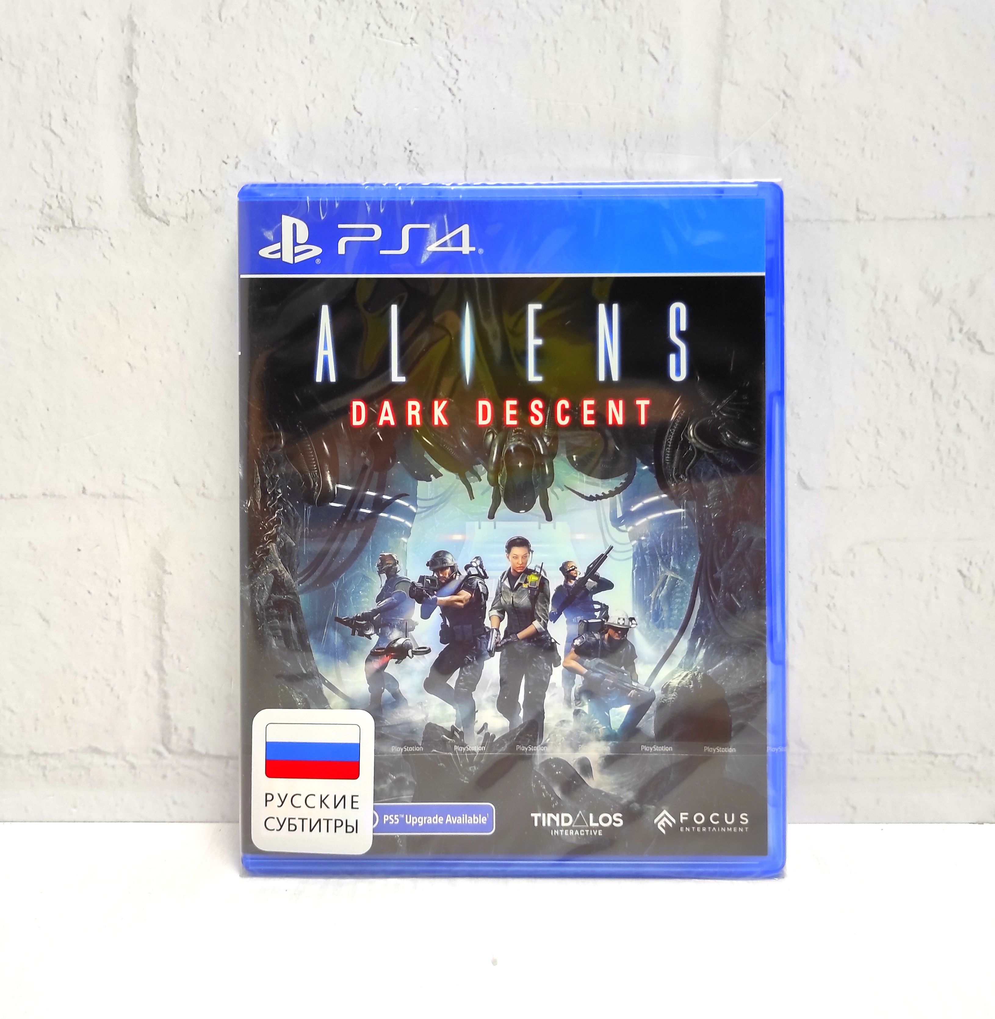 Aliens Dark Descent Русские субтитры CUSA 34370 Видеоигра на диске PS4 / PS5