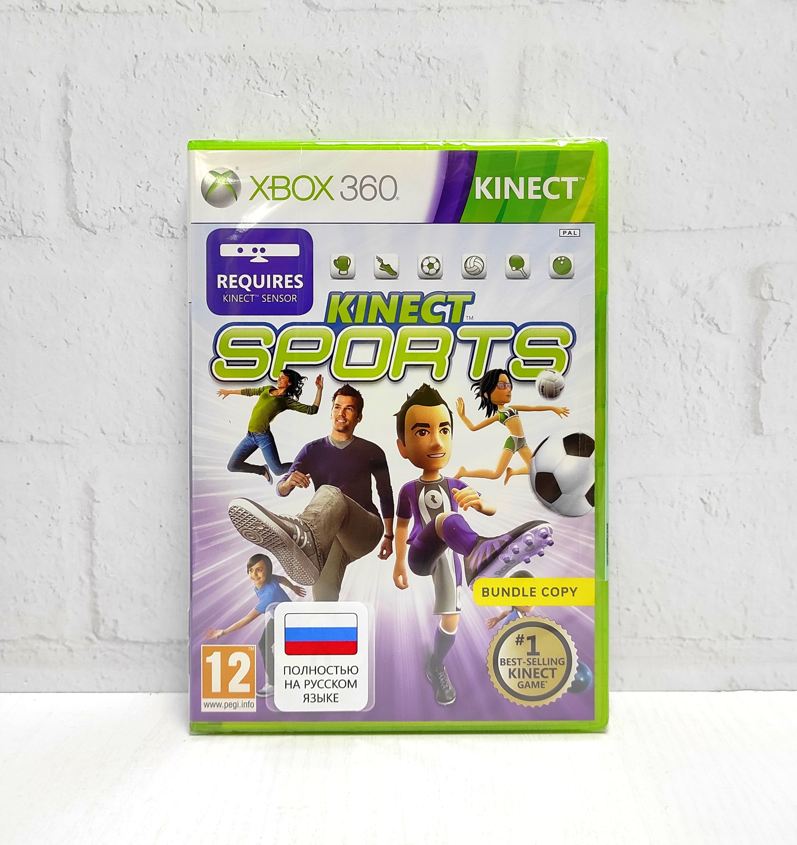 Kinect Sports Русские субтитры Видеоигра на диске Xbox 360