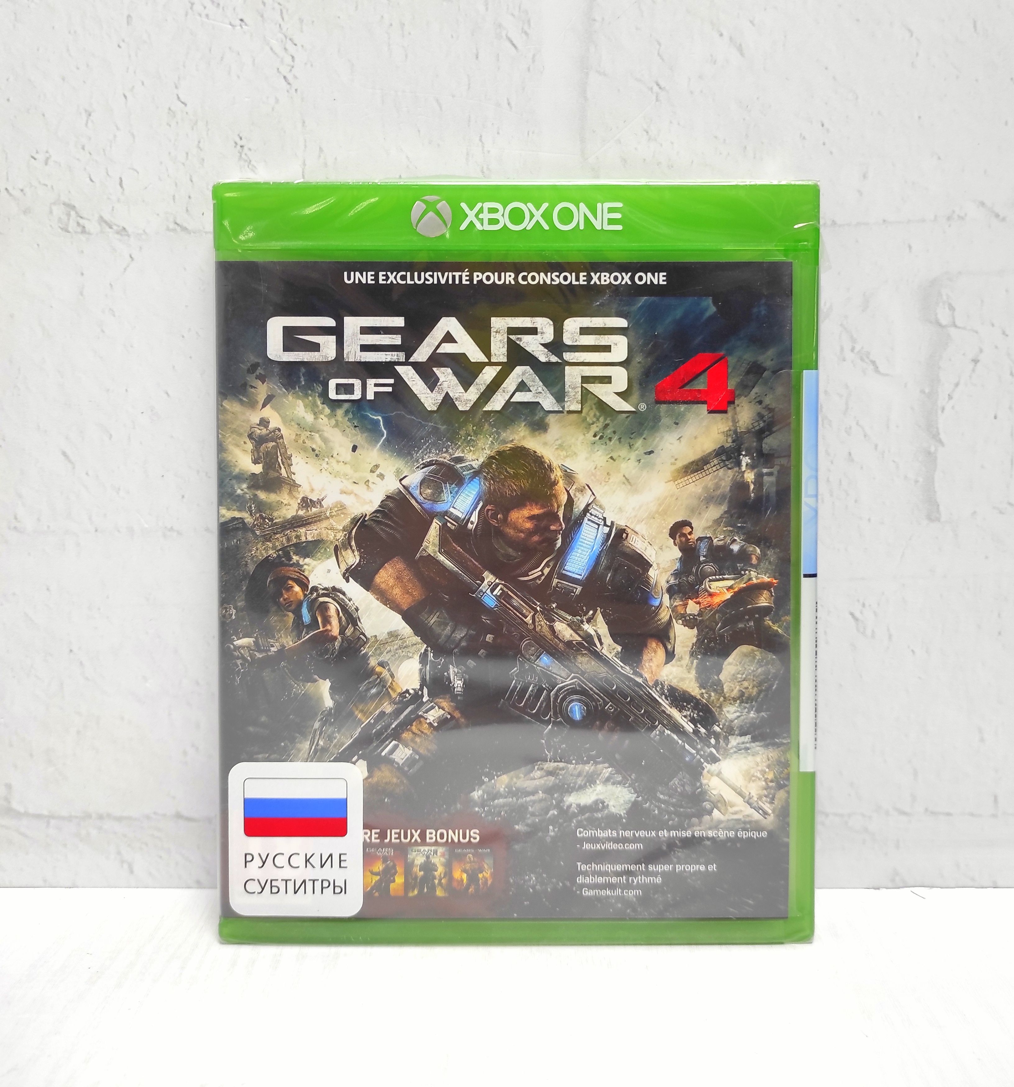 Gears Of War 4 Русские субтитры Видеоигра на диске Xbox One / Series