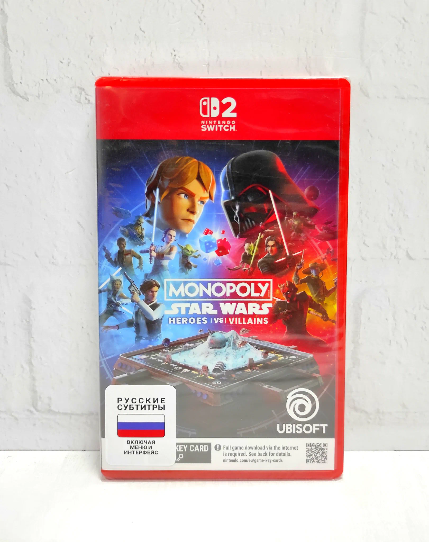 Monopoly Star Wars Heroes vs Villains Русские субтитры Видеоигра на картридже Nintendo Switch 2