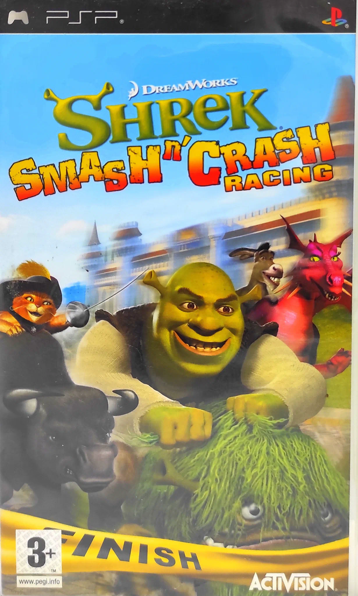 Shrek Smash and Crash Racing Шрек: Разбивай и круши гонки Английский язык ULES 00618 Видеоигра на диске PSP