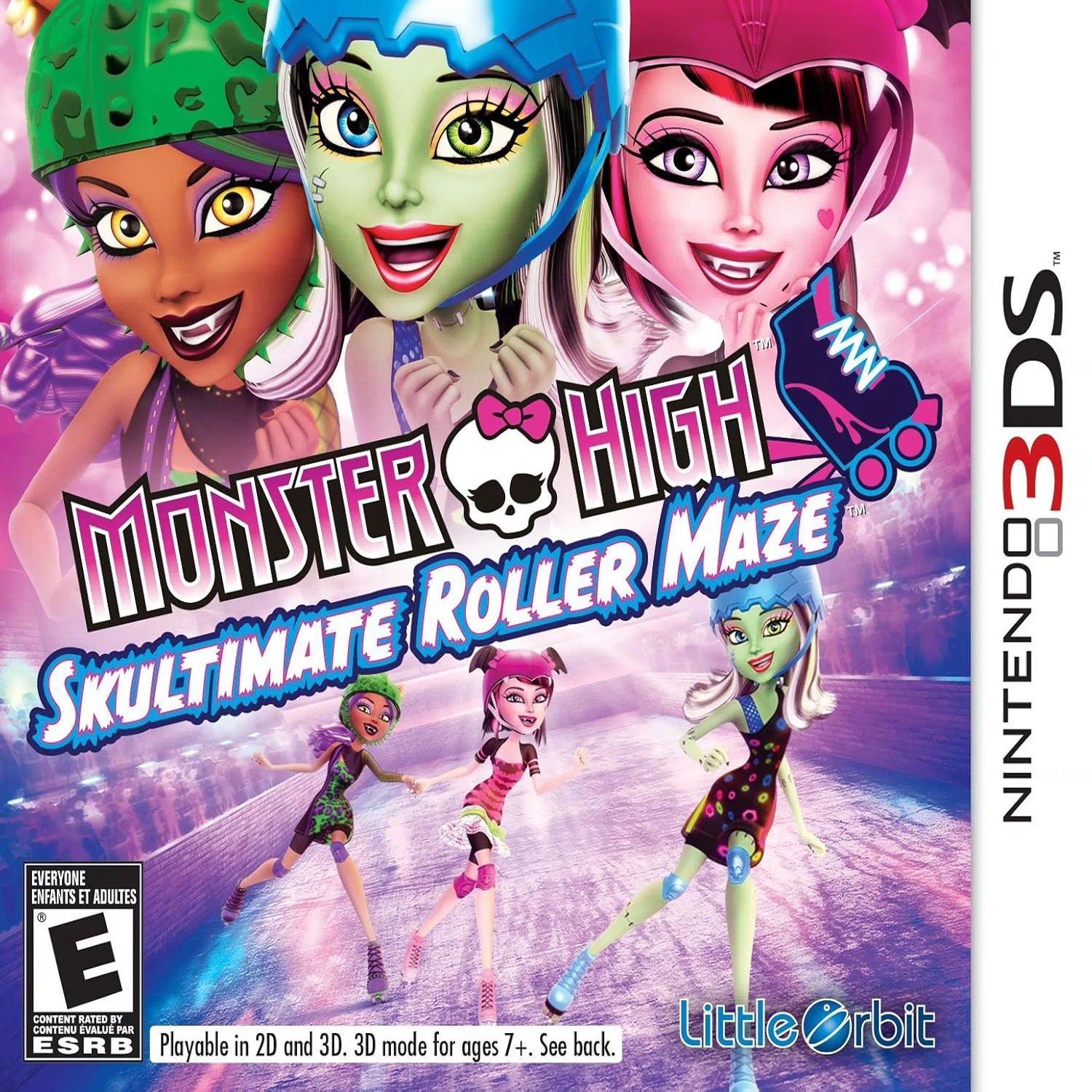 Monster High Scultimate Roller Maze Английский язык Видеоигра на картридже Nintendo 3DS