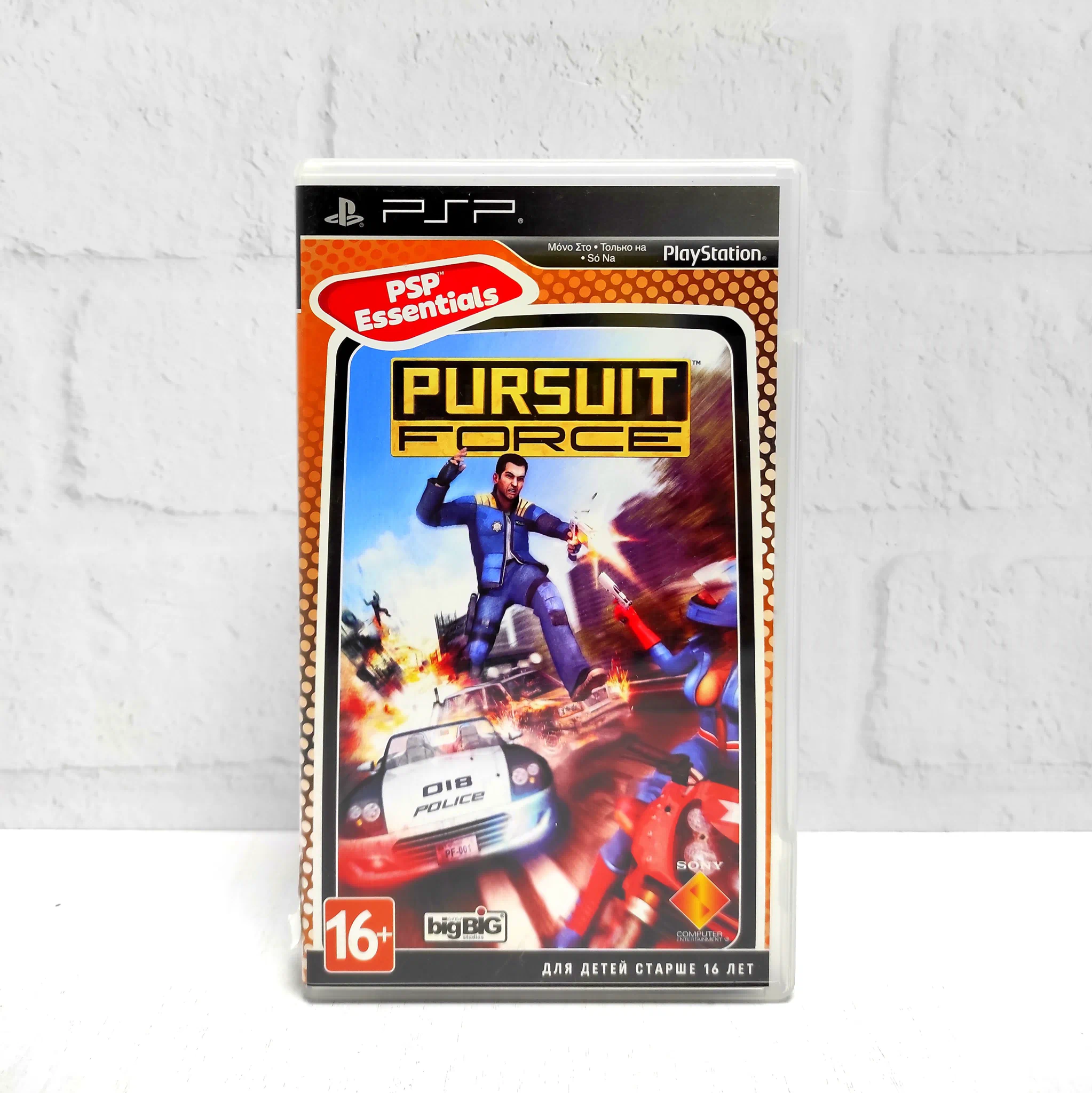 Pursuit Force ENG Видеоигра на диске PSP ULES 00019. Товар уцененный