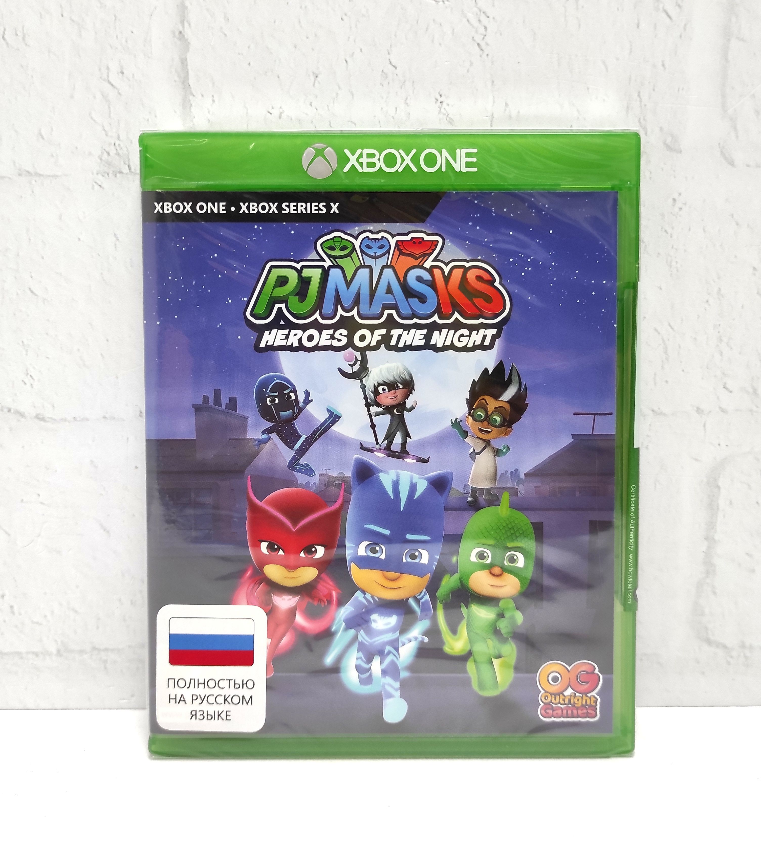 PJ Masks Heroes of the Night Герои в Масках Герои Ночи Полностью на русском Видеоигра на диске Xbox One / Series