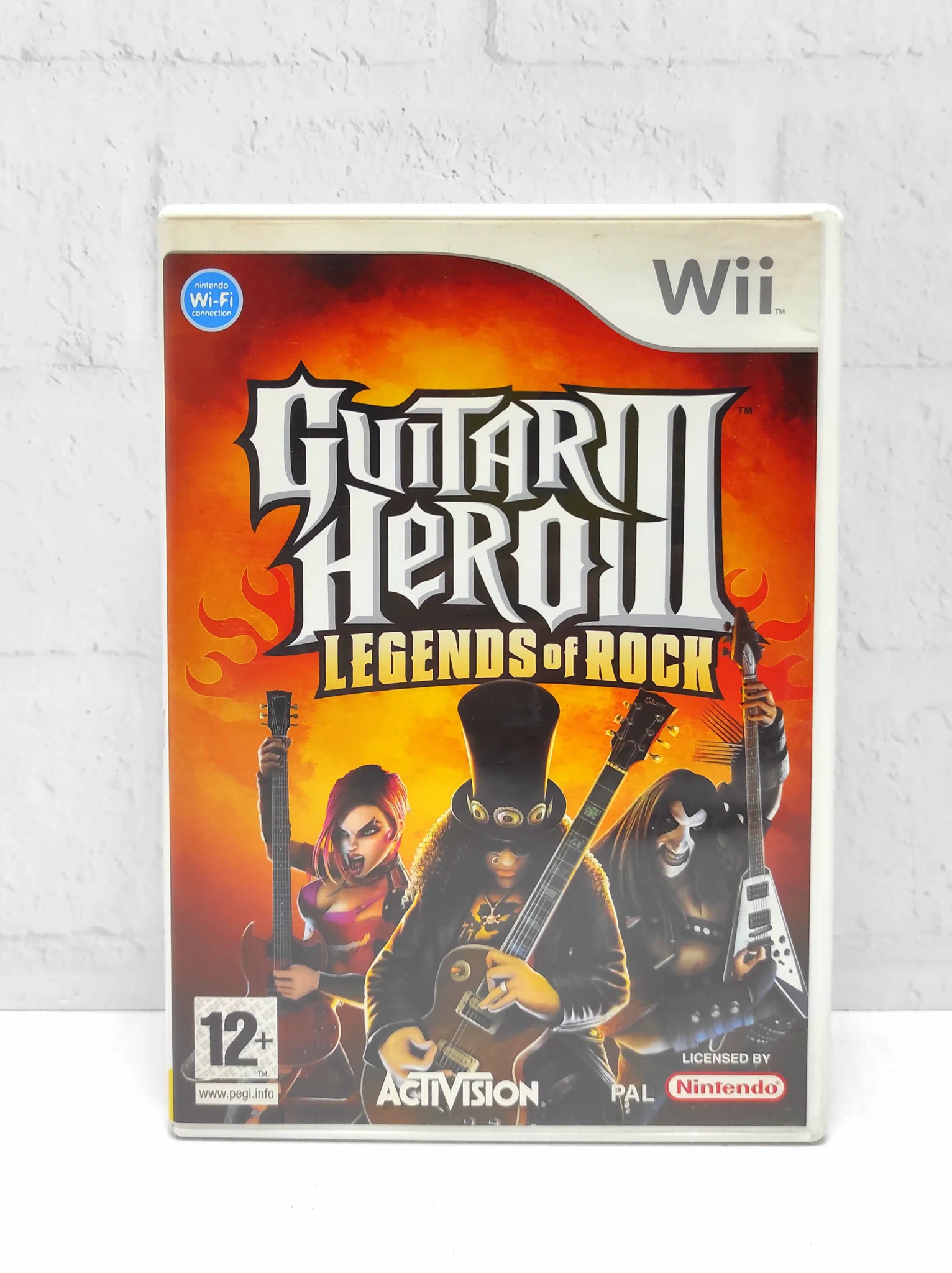 Guitar Hero 3 Legendsof Rock Английский язык видео игра на диске Wii. Товар уцененный