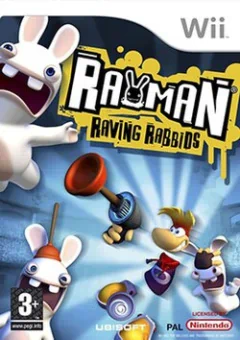 Rayman Raving Rabbids Английский язык Видеоигра на диске Nintendo Wii