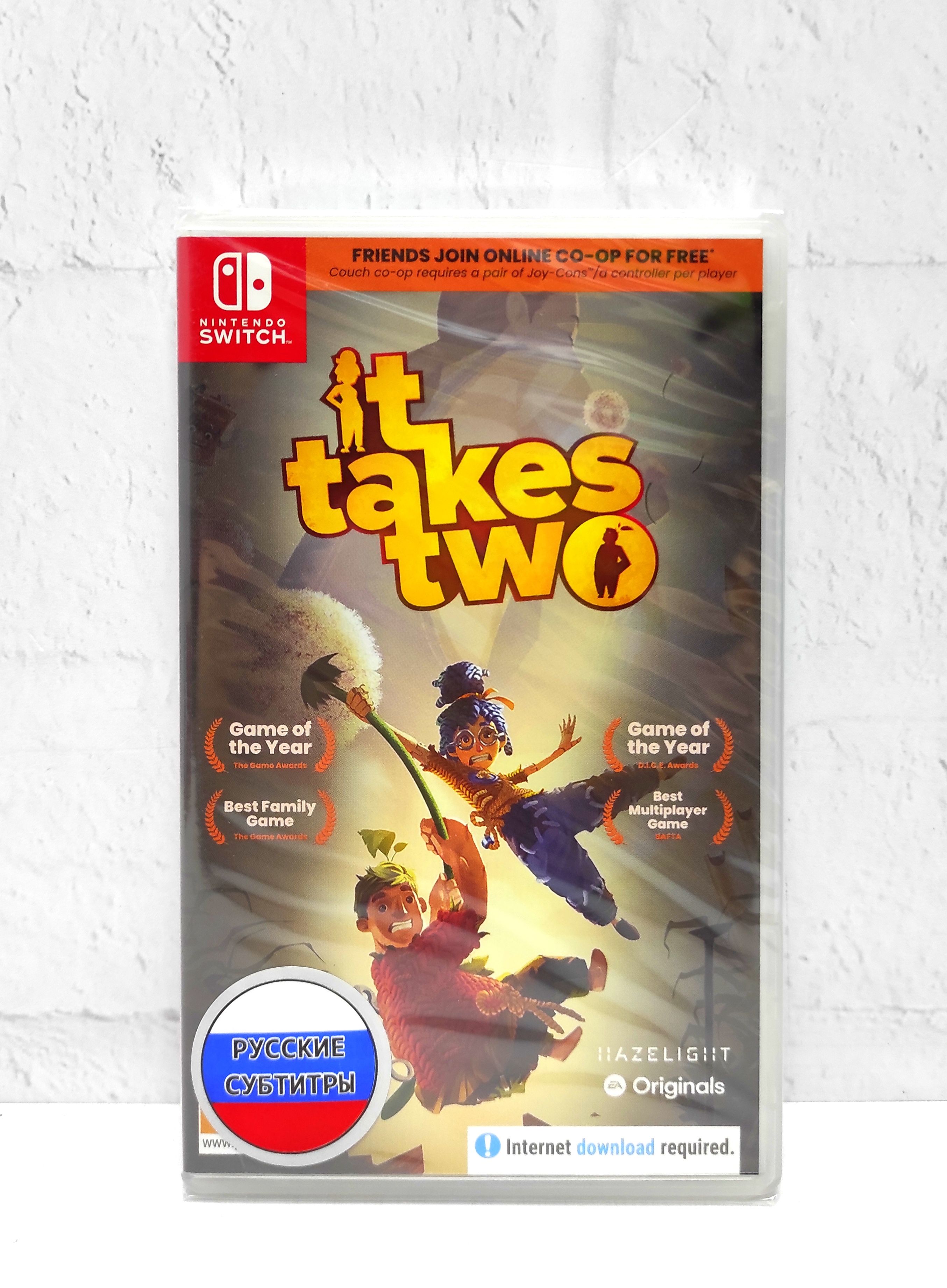 It Takes Two Русские субтитры Видеоигра на картридже Nintendo Switch