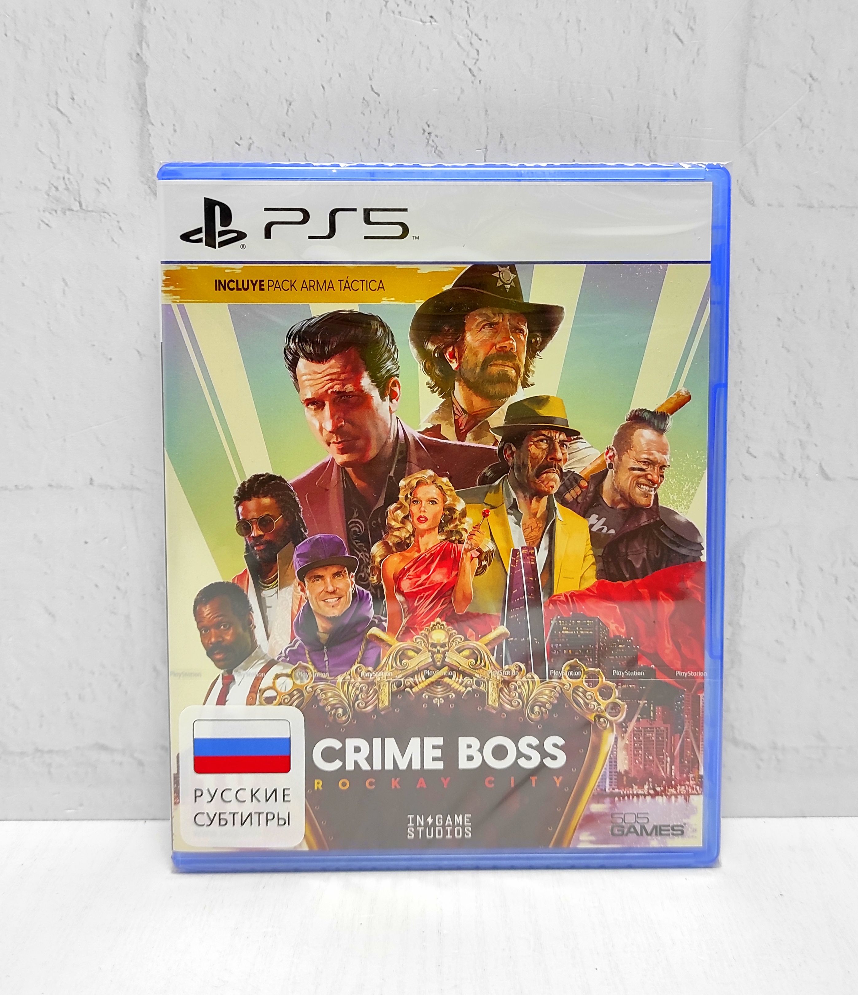 Crime Boss Rockay City Русские субтитры PPSA 06382 Видеоигра на диске PS5