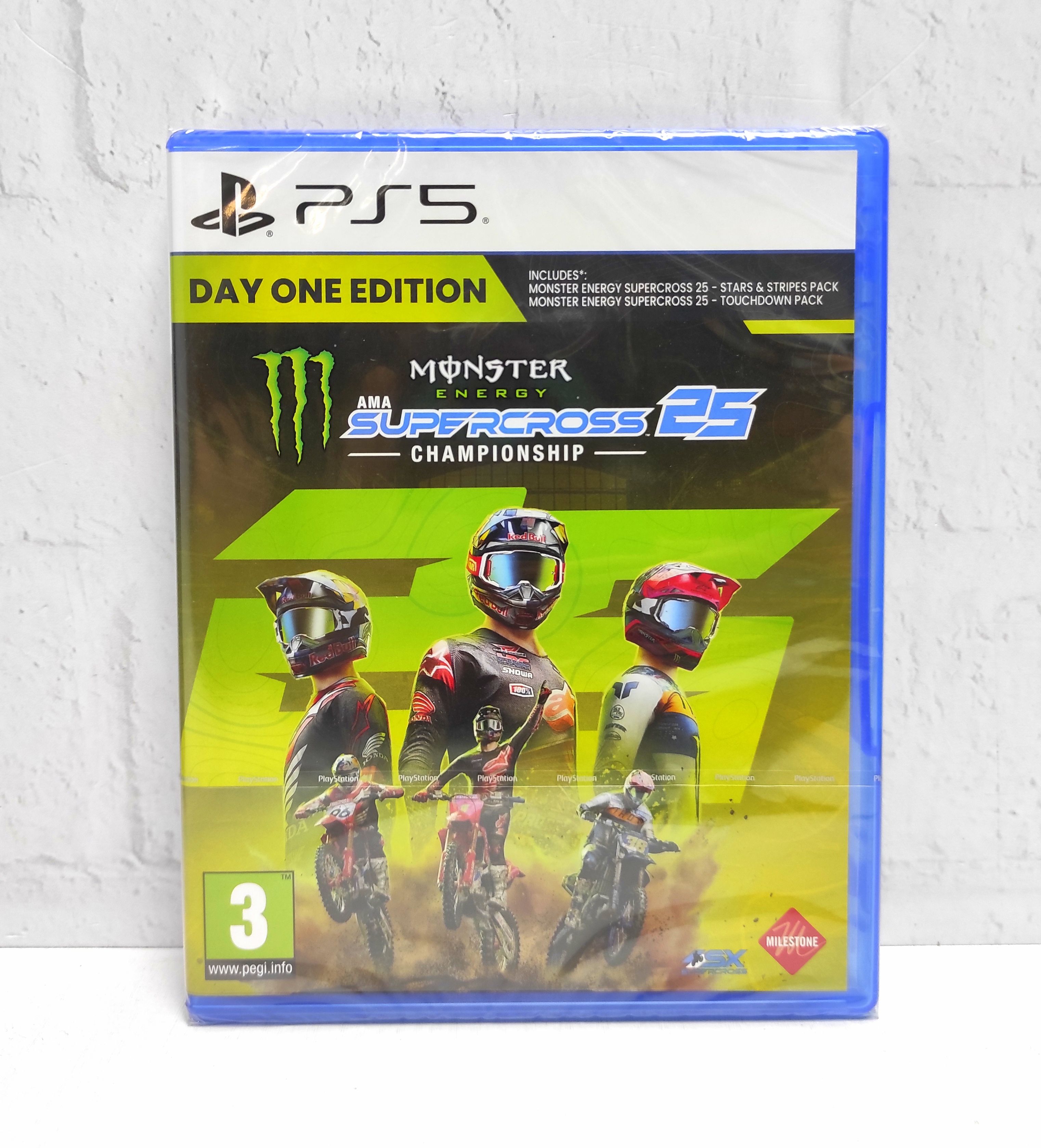 Monster Energy Supercross 25 Championship Day One Edition Английский язык PPSA 20435 Видеоигра на диске PS5