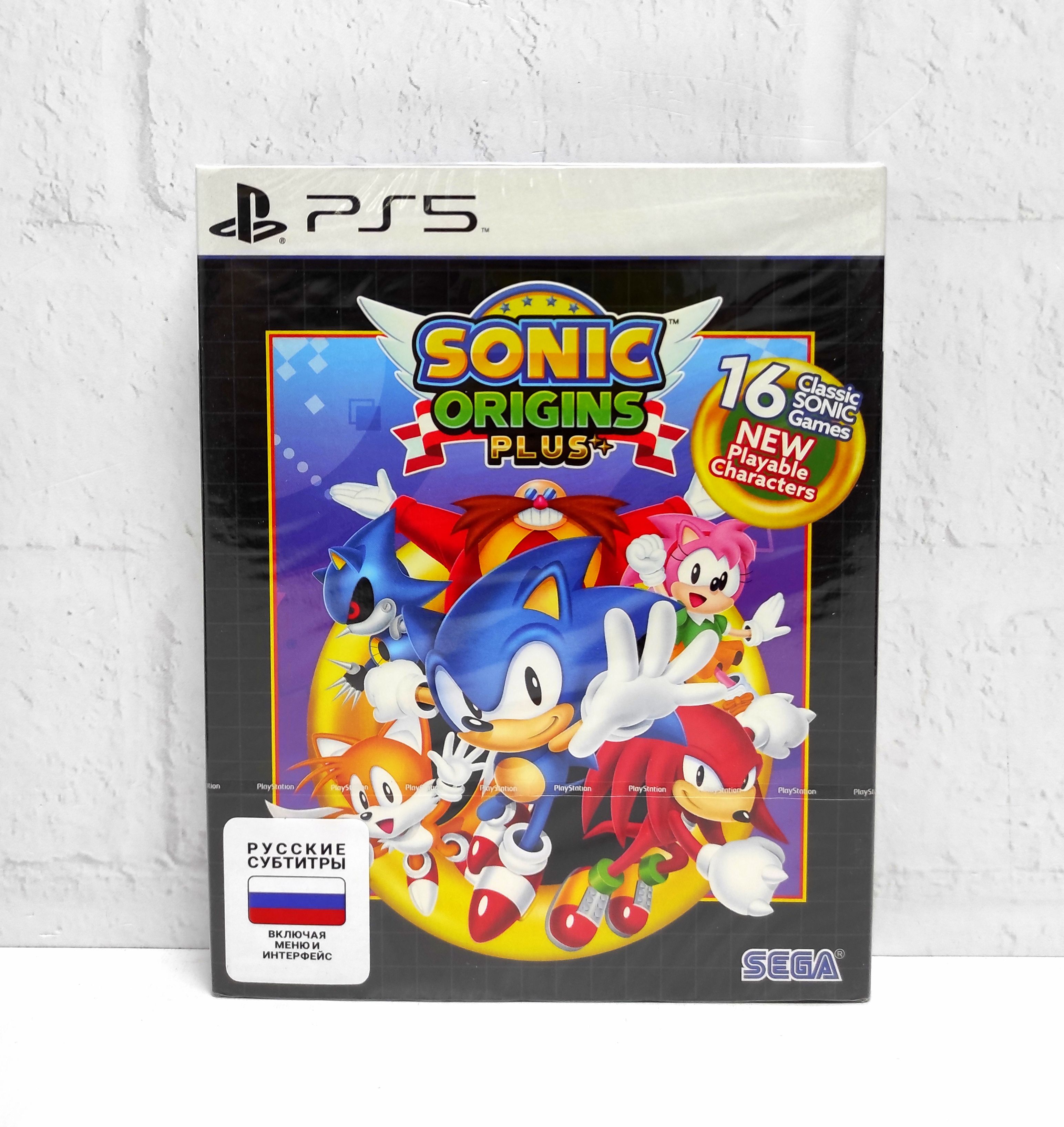 Sonic Origins Plus Русские субтитры PPSA 13849 Видеоигра на диске PS5