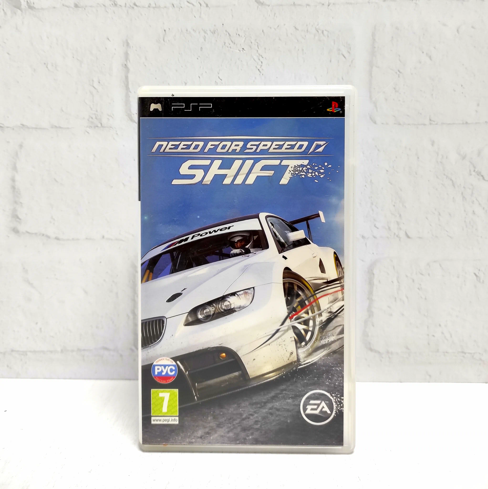 Need for Speed Shift NFS Полностью на русском Видеоигра на диске PSP. Товар уцененный
