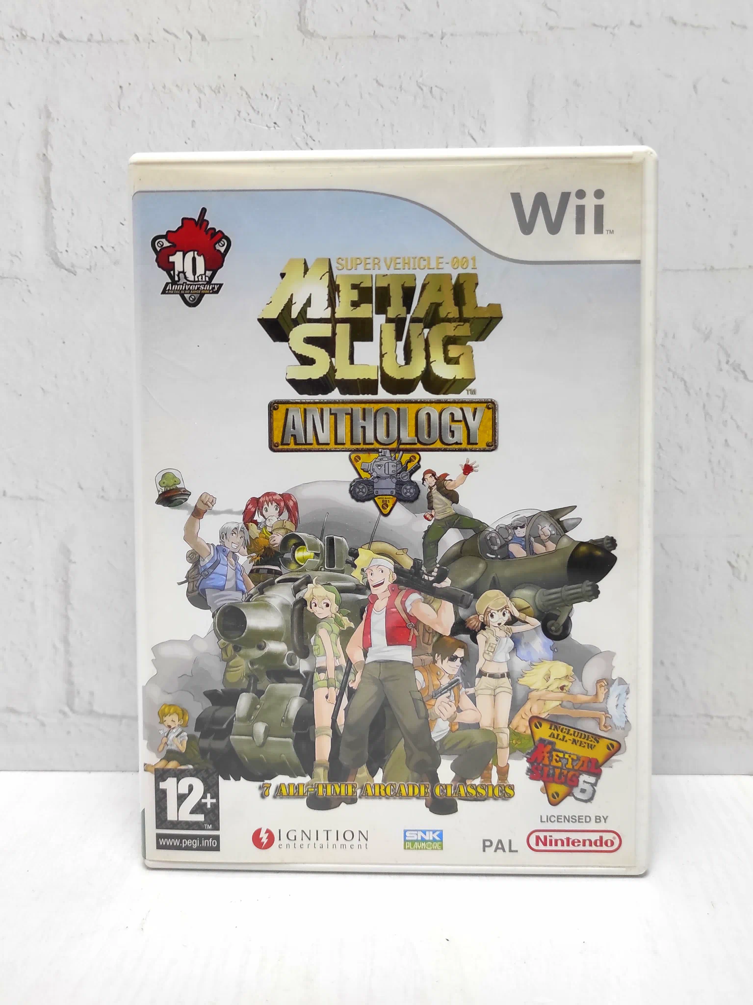 Metal Slug Anthology Английский язык видео игра на диске Nintendo Wii. Товар уцененный