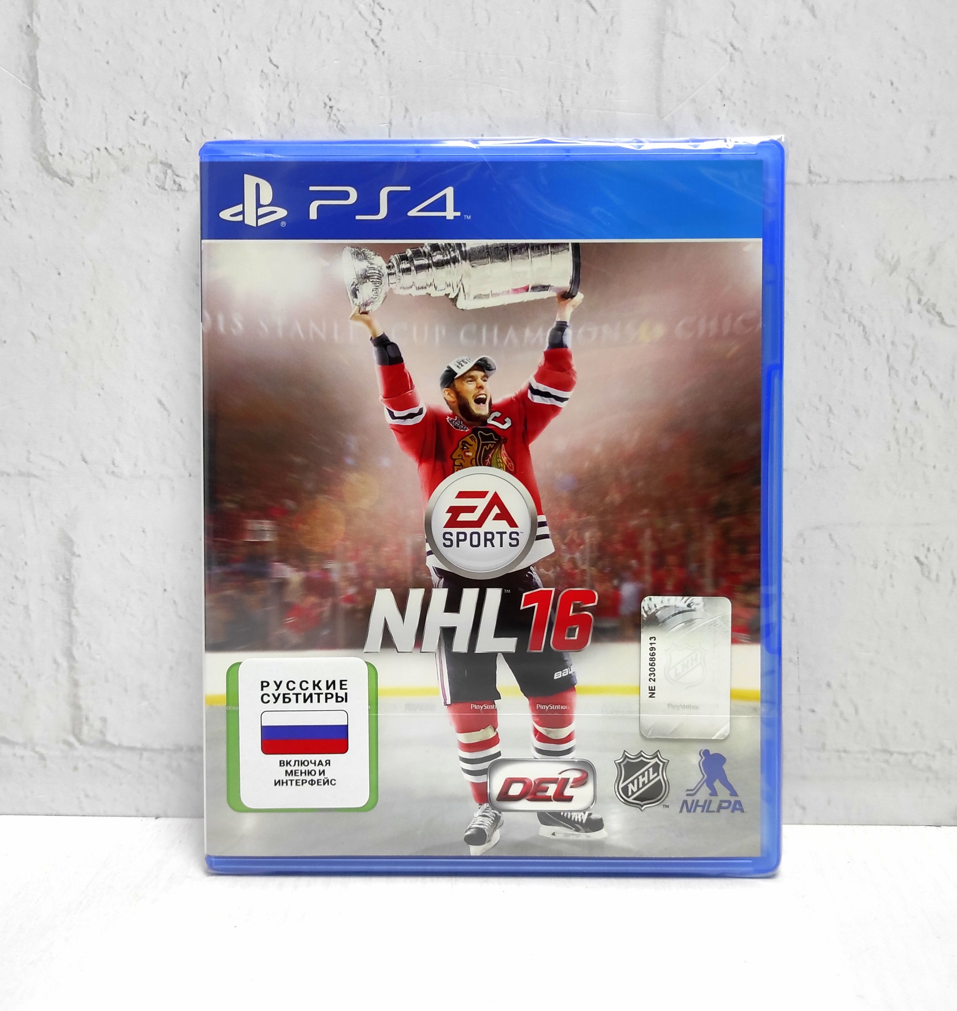 NHL 16 НХЛ 2016 Русские субтитры CUSA 01909 Видеоигра на диске PS4 / PS5