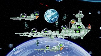 Angry Birds Star Wars c поддержкой Move Русские субтитры BLES 01960 Видеоигра на диске PS3