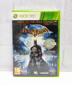 Batman Arkham Asylum Game of the Year Edition GOTY Английский язык Видеоигра на диске Xbox 360