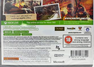 Far Cry 2 Английский язык Видеоигра на диске Xbox 360