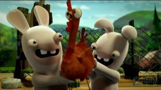 Kinect Rabbids Invasion Интерактивный мультсериал Полностью на русском включая ОБЛОЖКУ Видеоигра на диске Xbox 360