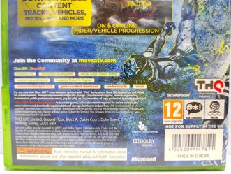 MX vs ATV Alive Английский язык Видеоигра на диске Xbox 360