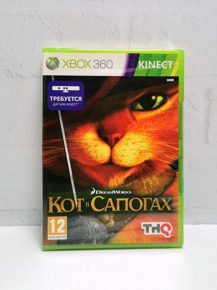 Puss in Boots Кот В Сапогах Английский язык Видеоигра на диске Xbox 360
