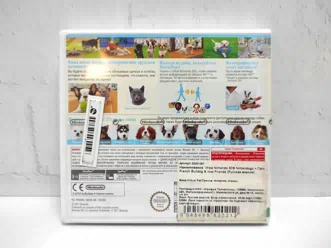 Nintendogs Cats French Bulldog and New Friends Французский бульдог и новые друзья Cats Полностью на русском Видеоигра на картридже 3DS