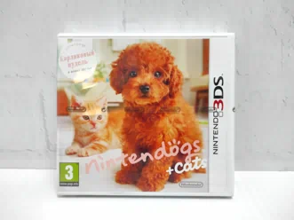 Nintendogs Cats Toy Poodle and New Friends Карликовый пудель и новые друзья Cats Полностью на русском Видеоигра на картридже 3DS