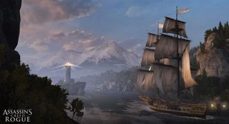 Assassins Creed Rogue Remastered Изгой Обновленная версия Полностью на русском включая ОБЛОЖКУ CUSA 10123 Видеоигра на диске PS4 / PS5