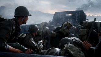 Call Of Duty WWII (World War 2) Полностью на русском включая ОБЛОЖКУ CUSA 08653 Видеоигра на диске PS4 / PS5