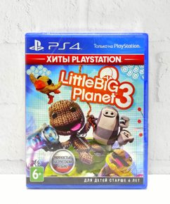LittleBigPlanet 3 Полностью на русском включая ОБЛОЖКУ CUSA 00063 Видеоигра на диске PS4 / PS5